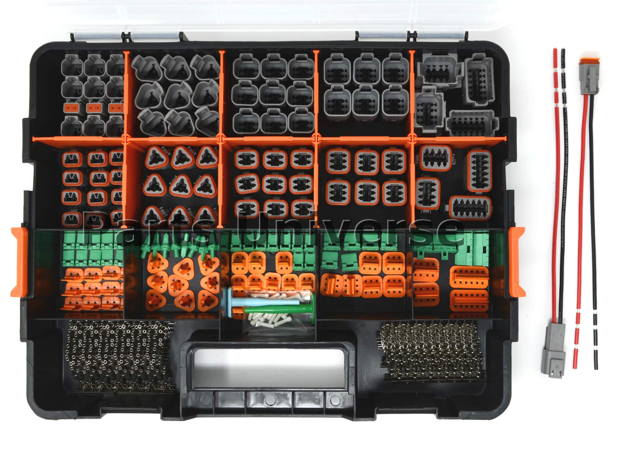 Deutsch 518 Pcs Dt Connector Kit Gray Oem 518 - Stamped Contacts & Pigtail Kit