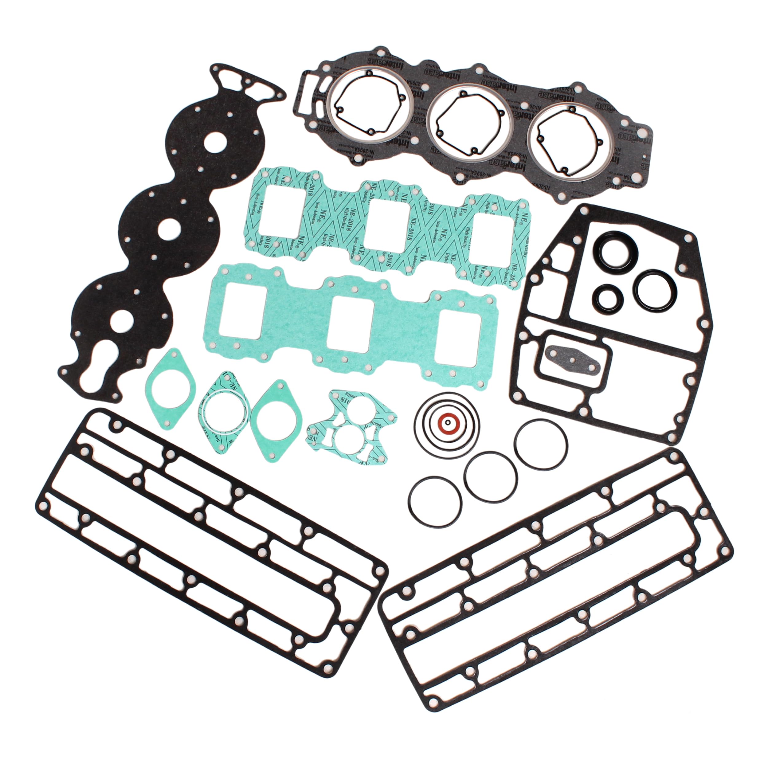 Boat Engine 6H1-W0001-00 6H1-W0001-01 6H1-W0001-02 6H1-W0001-A0 Power Head Gasket Kits for Yamaha Outboard Motor 90HP 90ETXN 90T