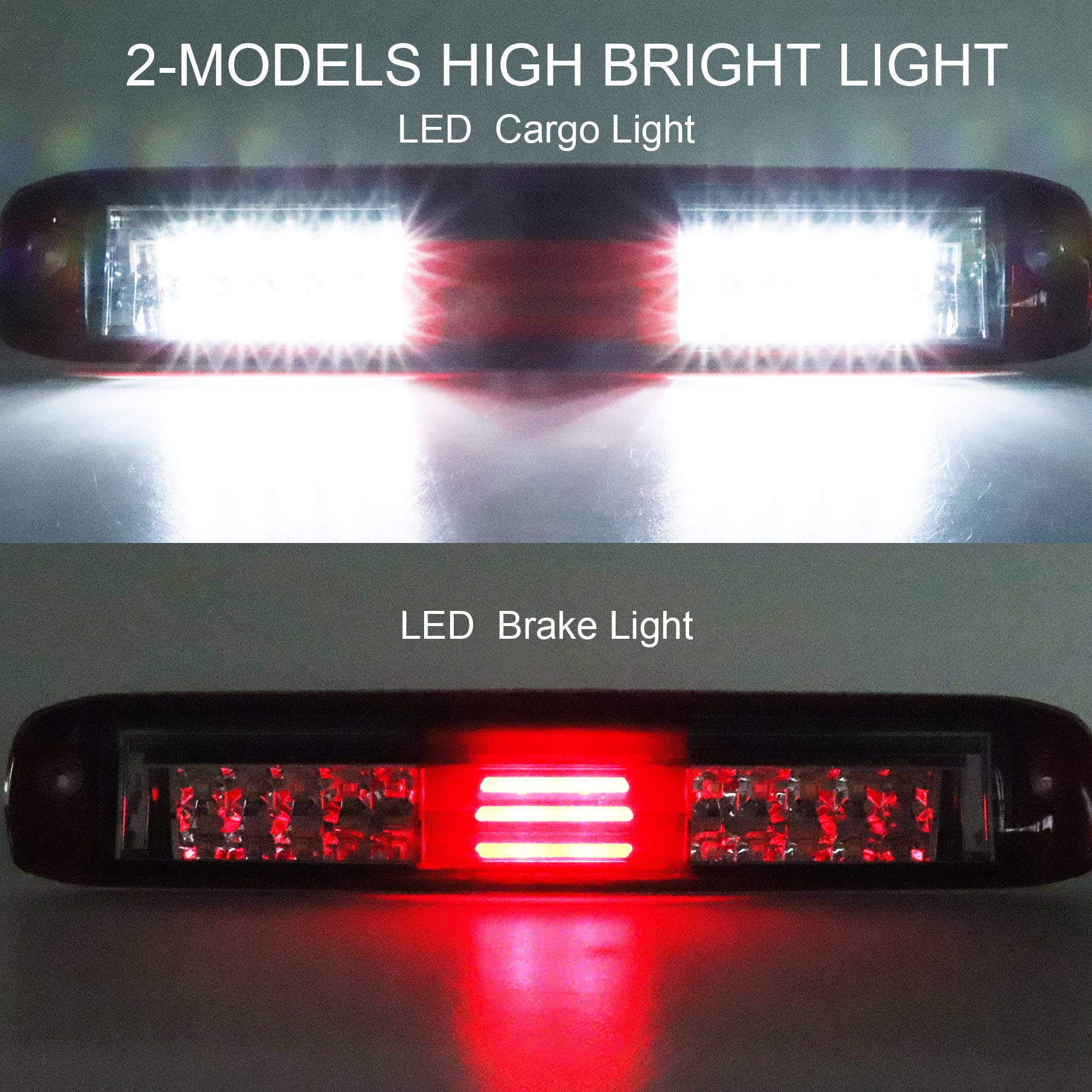 Tresound Led Third 3Rd Brake Light For 99-06 Chevrolet (Chevy) Silverado Gmc Sierra 1500 2500 3500 Hd Classic, Rear Cargo Lamp H