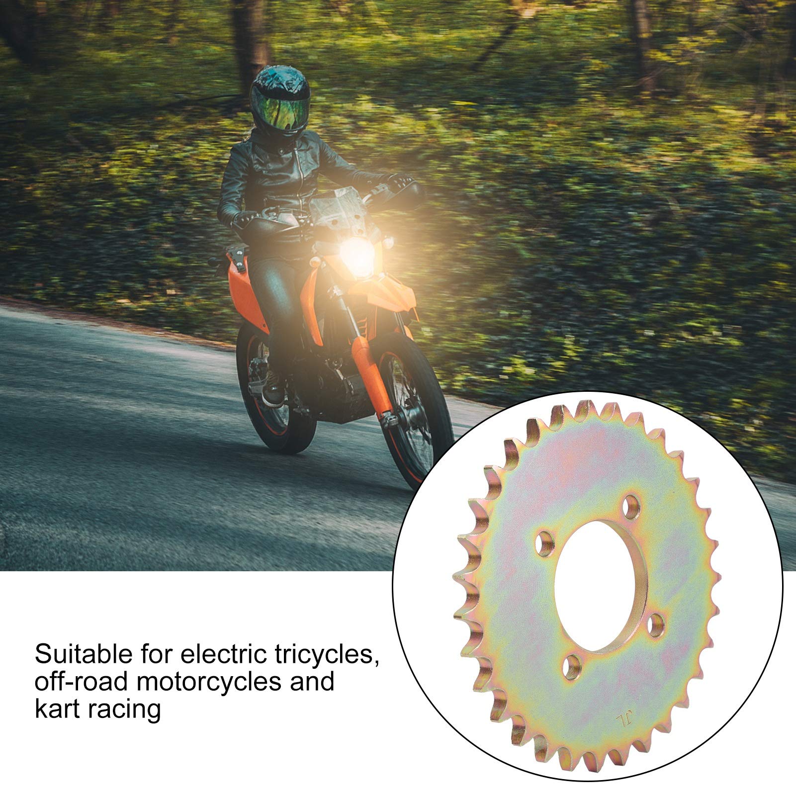 Vgeby Sprocket 530 31 Teeth Single Speed Steel Sprocket Motorcycle Replacement Accessory Waterflotationdevice Ride Other