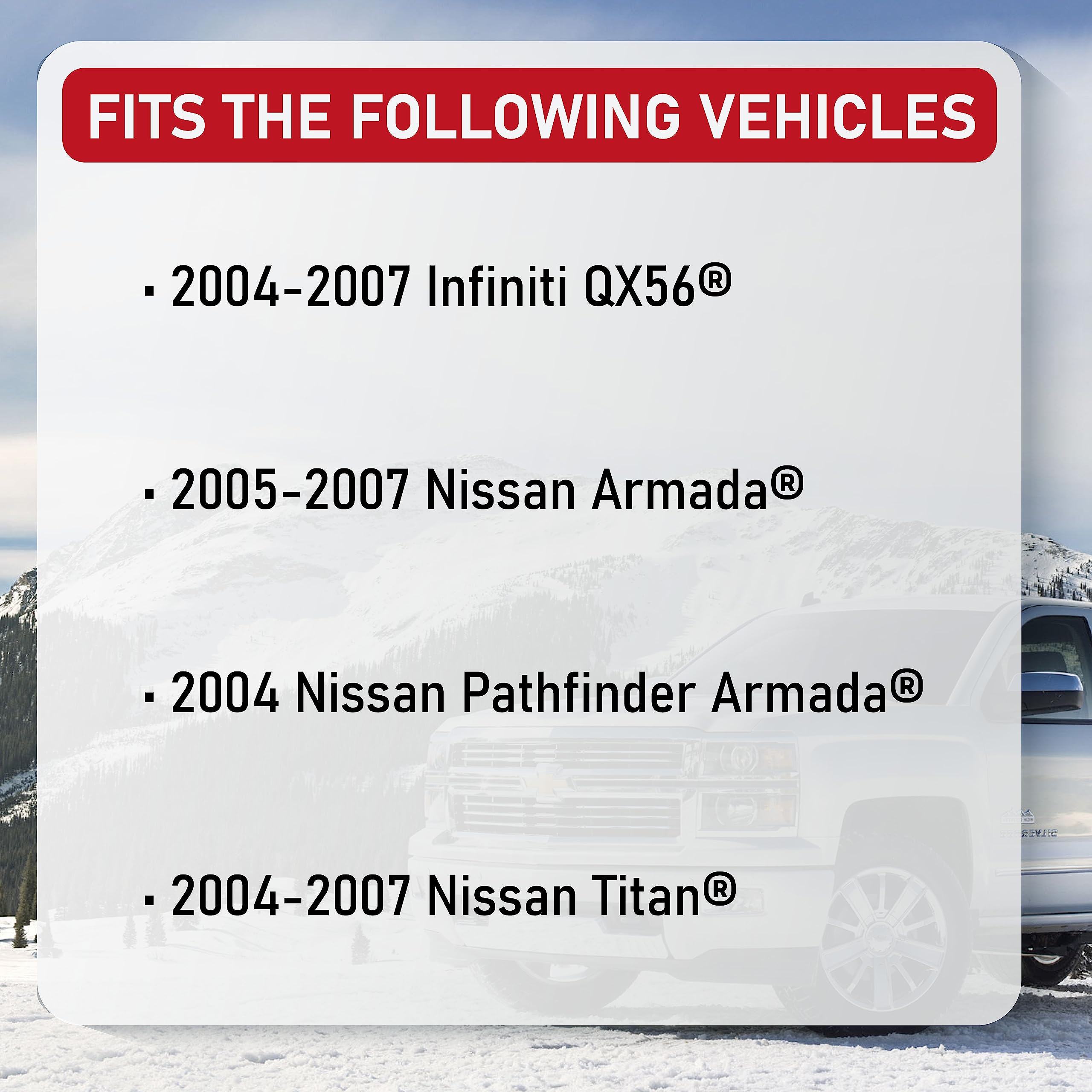 Replacement Front Wheel Hub Bearing Assembly - Compatible With Infiniti & Nissan Vehicles - Qx56, Armada, Pathfinder Armada & Ti