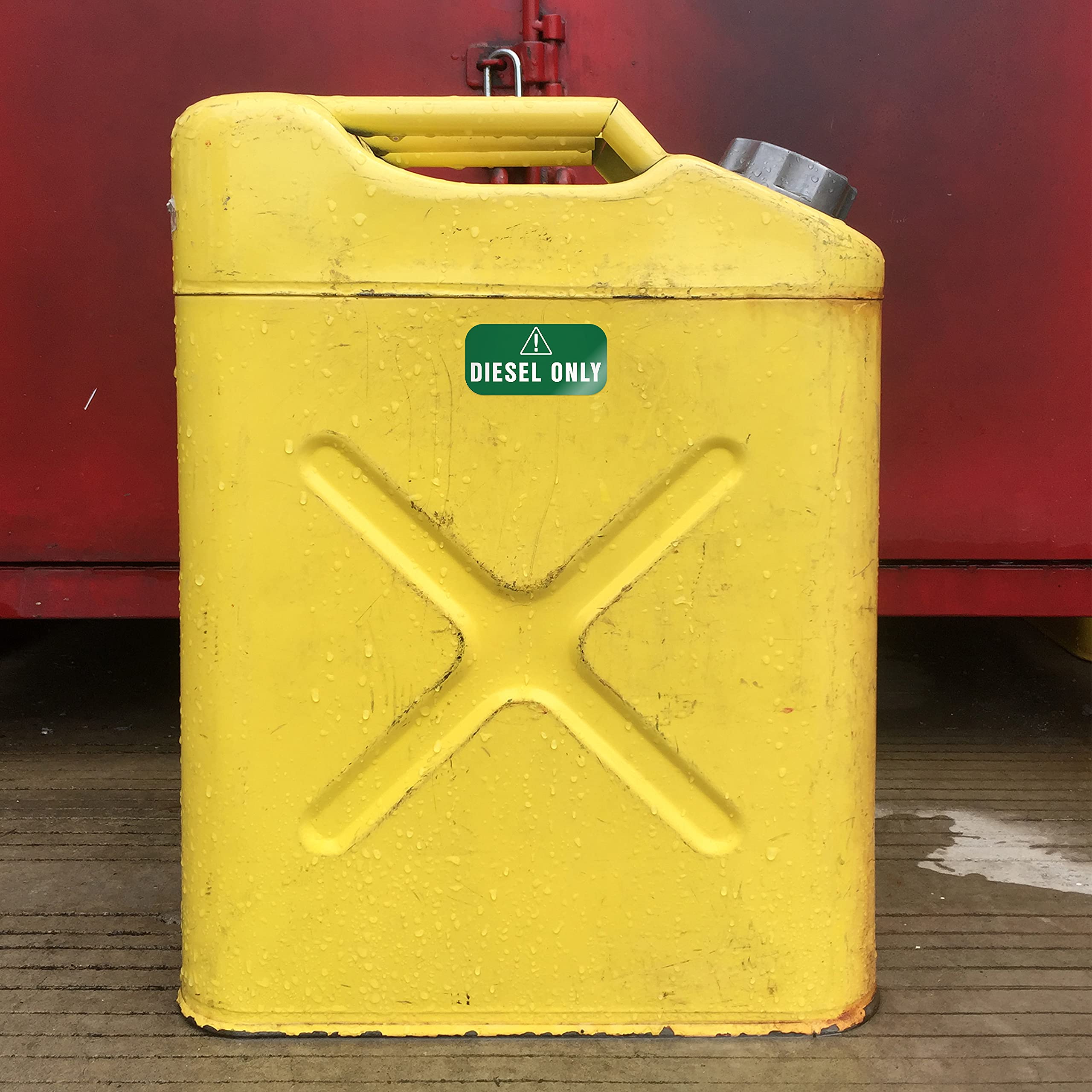 Diesel Only Sticker (Green), Labels For Tractors, Construction And Heavy Equipment - Weather Proof, Extreme Stick, Commercial Grade Diesel Labels By Fuel Stickers - Usa Made (2X1 Inch), 40 Labels