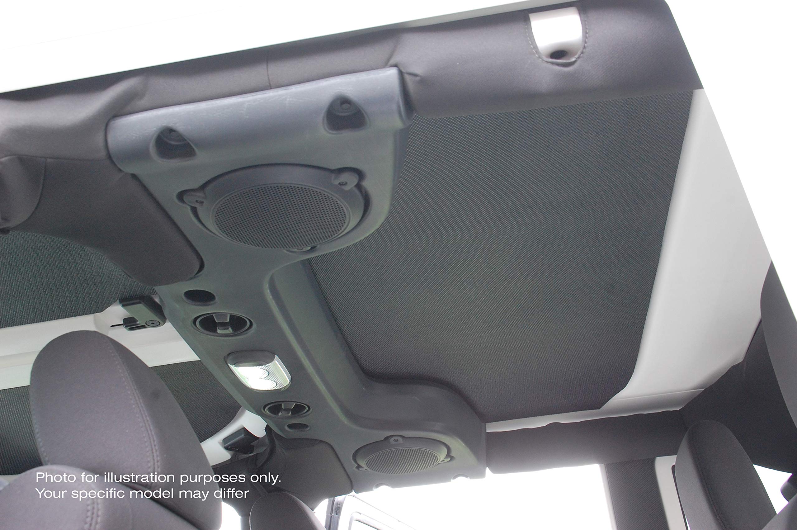 Design Engineering 050135 Boom Mat White Sound Deadening Headliner Compatible With 4-Door Jeep Wrangler (2007-2010)