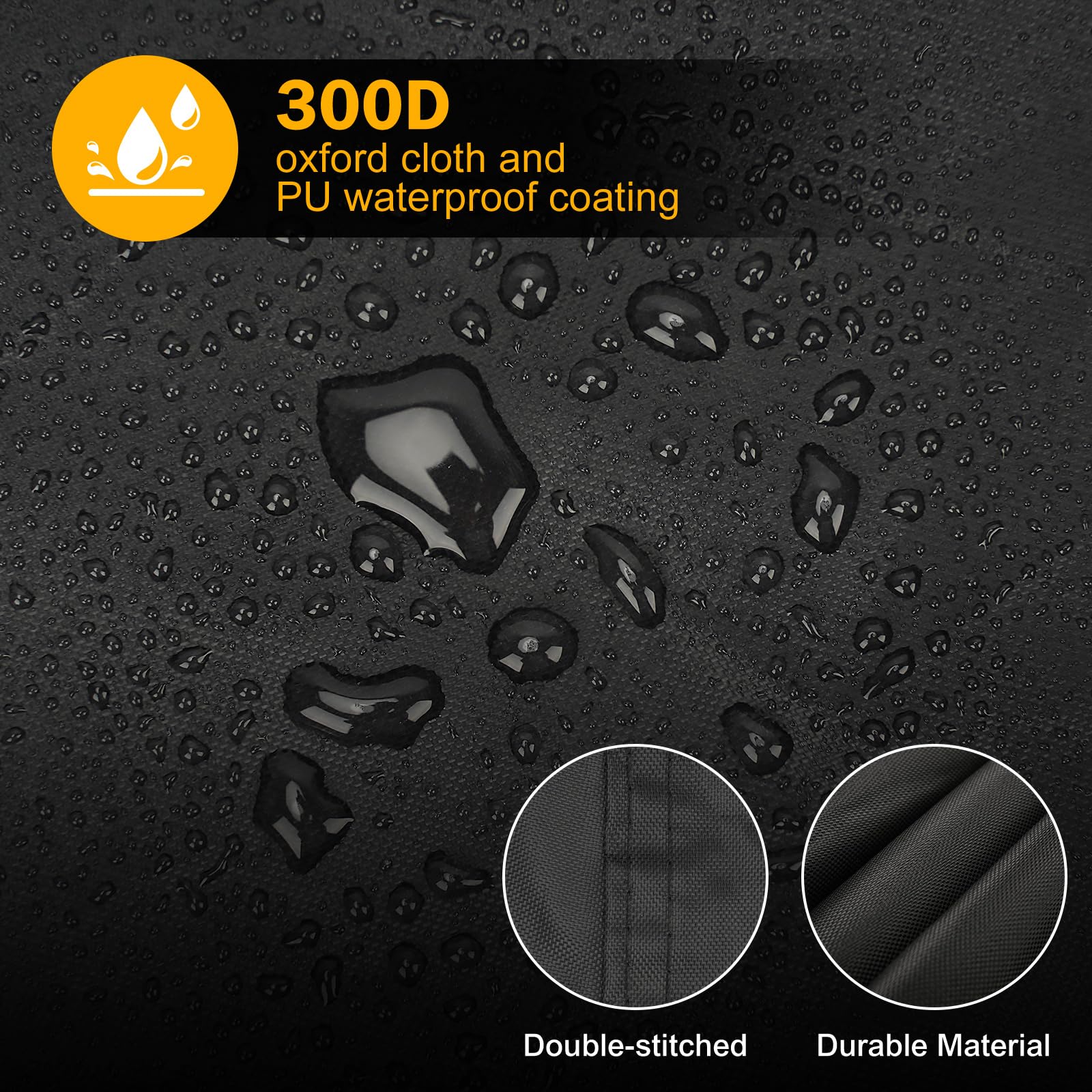 Full Cover Compatible With Polaris Slingshot With Roof, 420D Oxford Cloth Windshield Cover Waterproof Windproof All Weather Prot