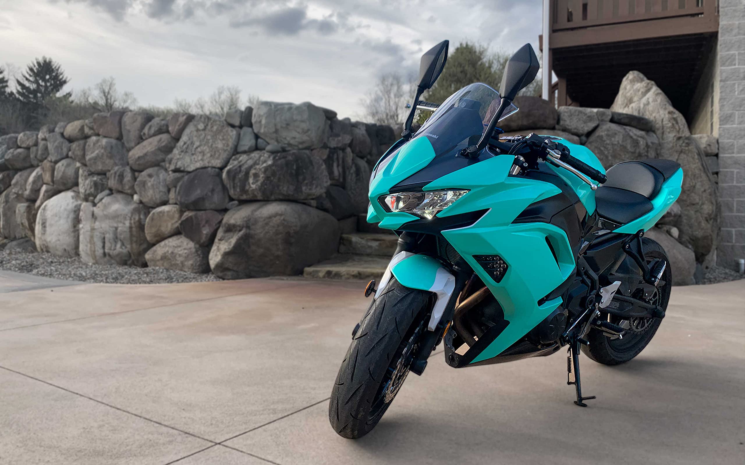 Vvivid+ Premium Vinyl Wrap Film (3Ft X 5Ft, Gloss Miami Teal)