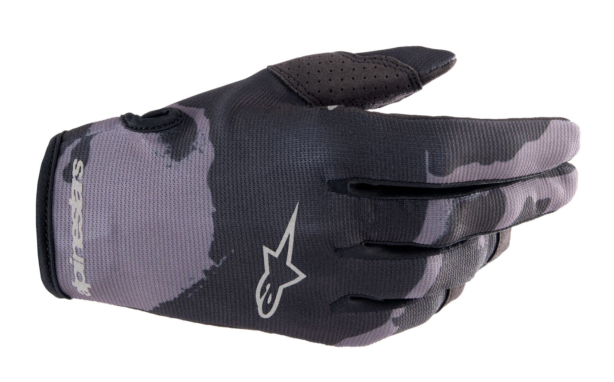 Alpinestars 3561823-9080-XXL: Radar Gloves Iron/Camo 2X