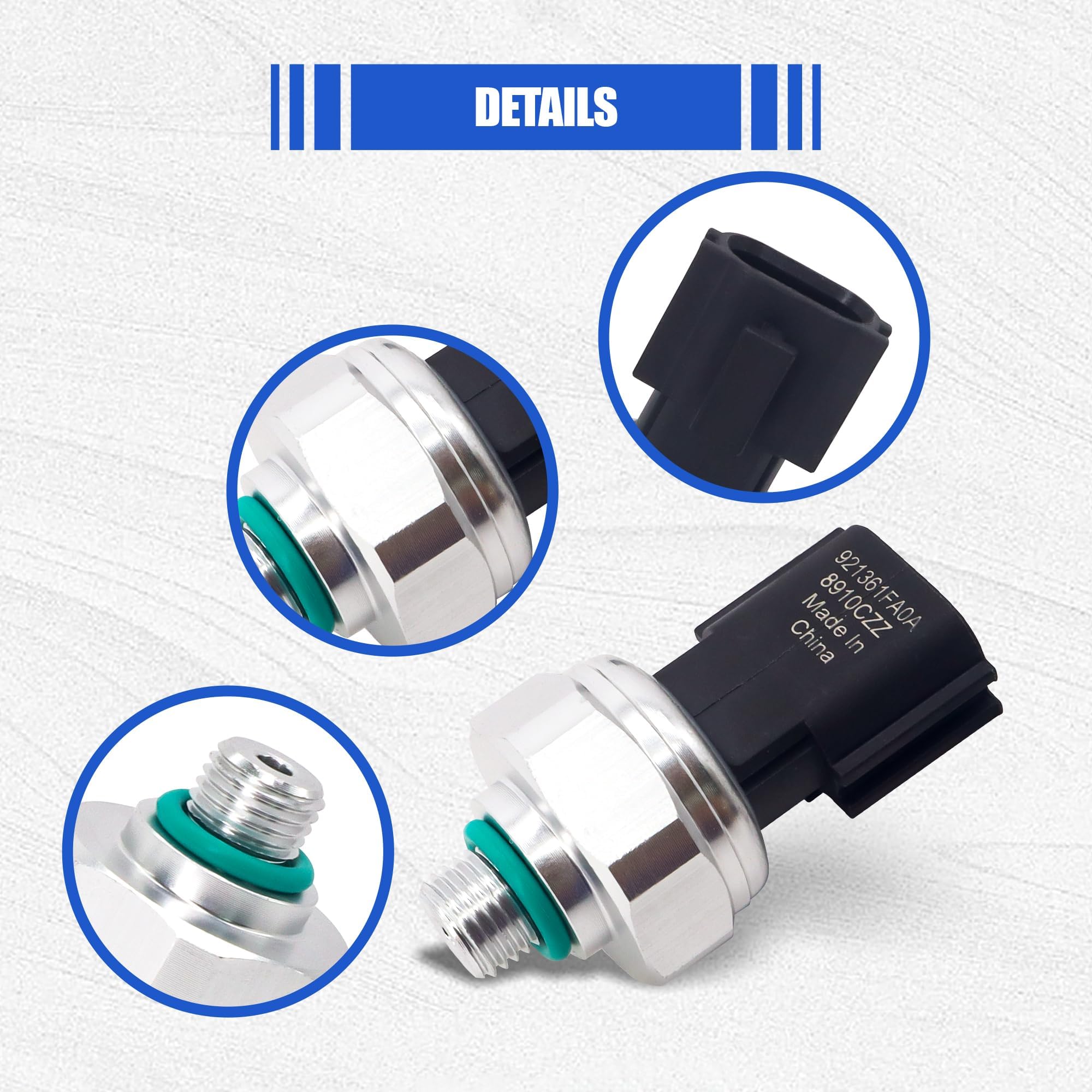 Hisport 921361Fa0A A/C Pressure Sensor Switch Compatible With Chevrolet City Express, Infiniti Ex35 Ex37 Fx35 Fx37 Fx45 Fx50, Ma