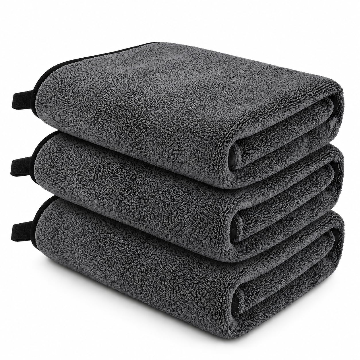 FALCONONE 400 GSM Microfiber Cloth for Car Cleaning  Ultra Soft, High Absorbency, ScratchFree Detailing Towel (40x40 CM, Grey