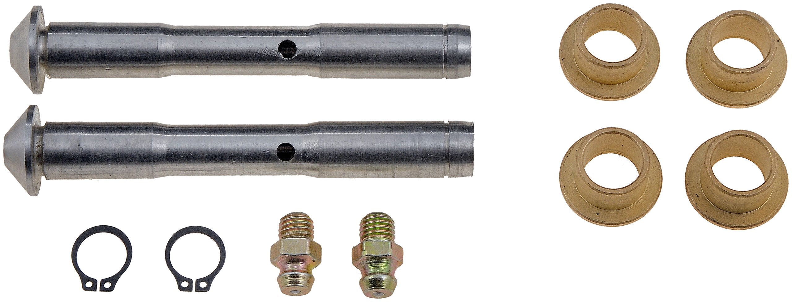 Dorman 38455 Door Hinge Pin And Bushing Kit - 2 Pins, 4 Bushings, 2 Fittings And 2 Clips Compatible With Select Chevrolet / Gmc