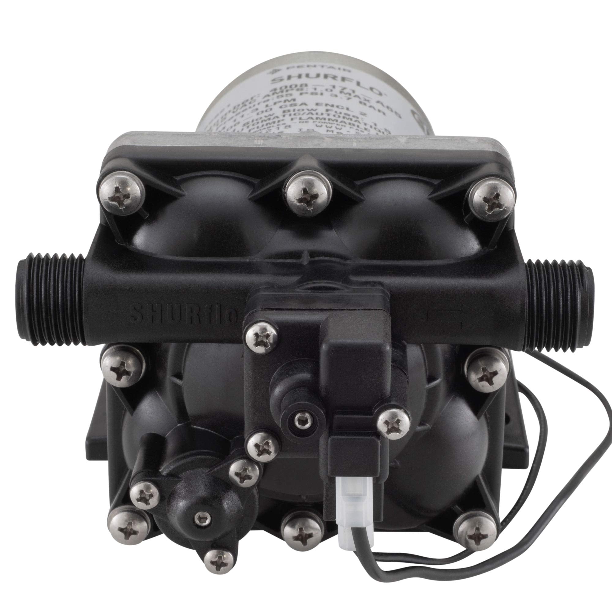 Shurflo Rv Marine Boat 115V 3.0Gpm Water Pump 4008-171-A65/E65 Revolution With Strainer