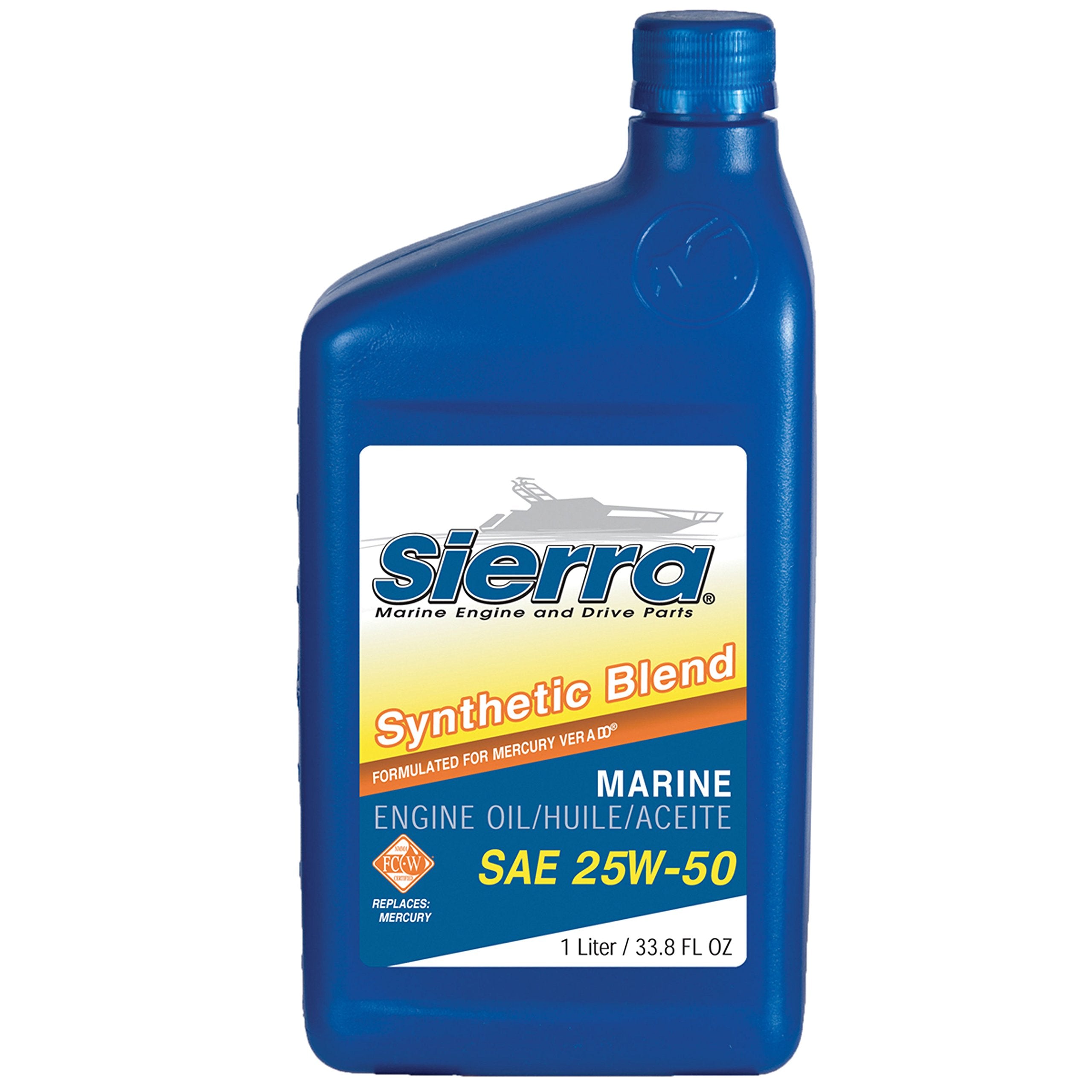 Sierra 18-95528; Oil Outboard 25W50 Fcw 1L Made by Sierra