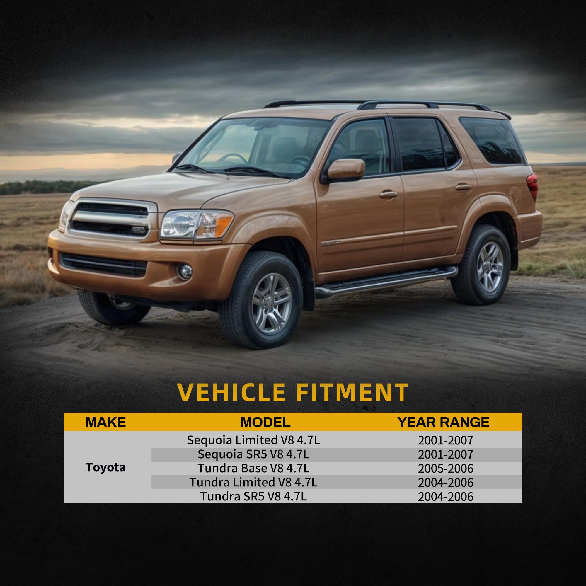 Dwvo Radiator Compatible With 2001 2002 2003 2004-2007 Sequoia 2004 2005 2006 Tundra 4.7L V8