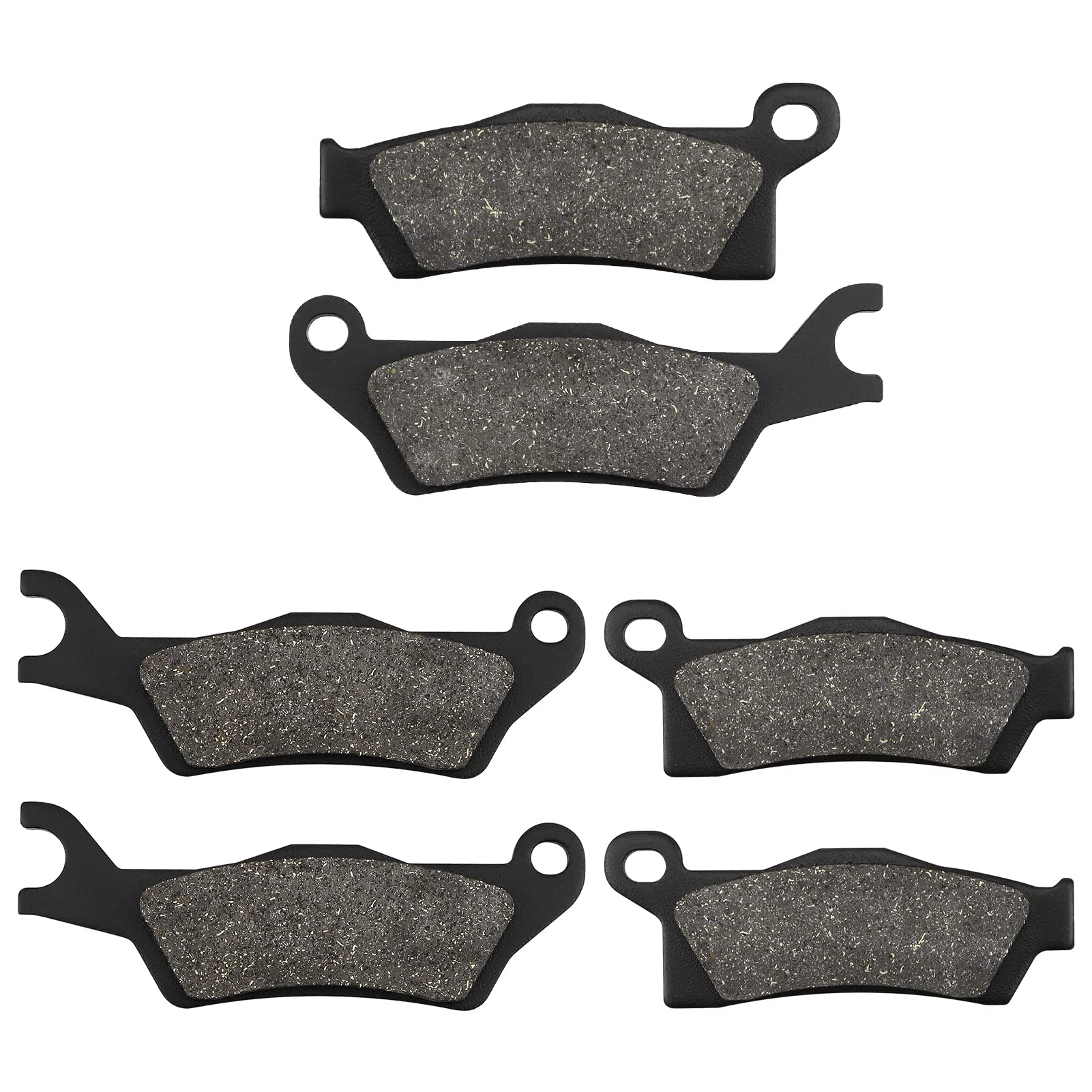 ZICOO Brake Pads for Can Am Outlander 450 500 570 650 800R 850 1000 2013-2024, Front & Rear Replacement Parts