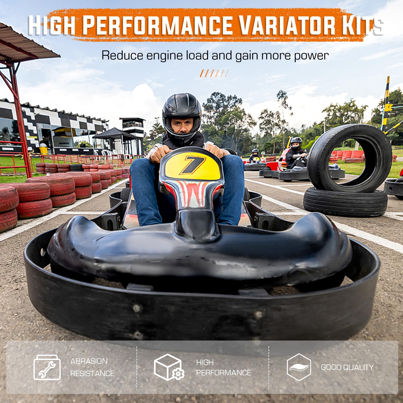 Clutch Set Fit For Gy6 125Cc 150Cc 4-Stroke Engine Scooter Atv Taotao Roketa Sunl Include Clutch Assembly Variator Assembly 743