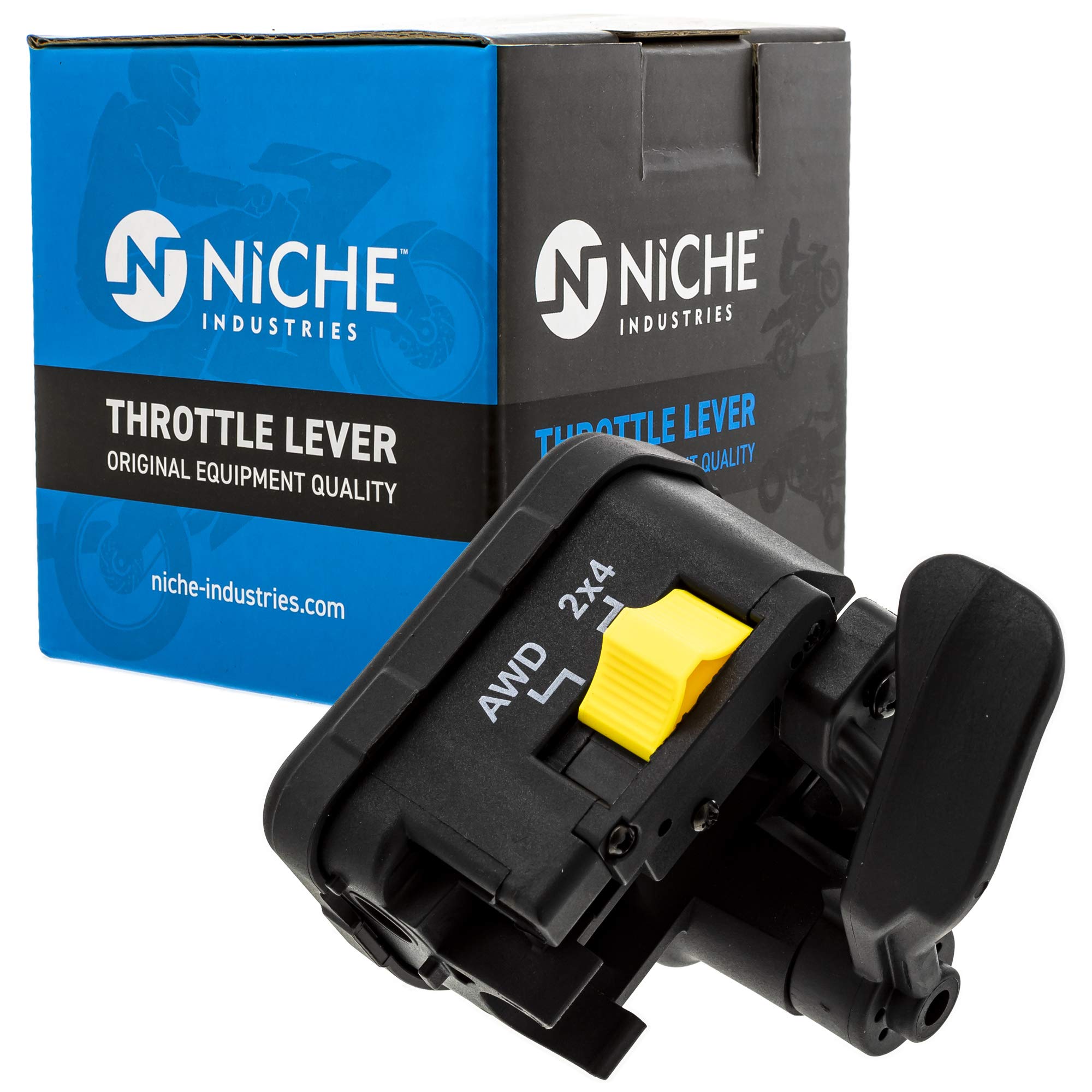 NICHE Thumb Throttle Control Lever Assembly for 19992014 Polaris Scrambler 400 Magnum Sportsman 500 2010202,2010337,2010336