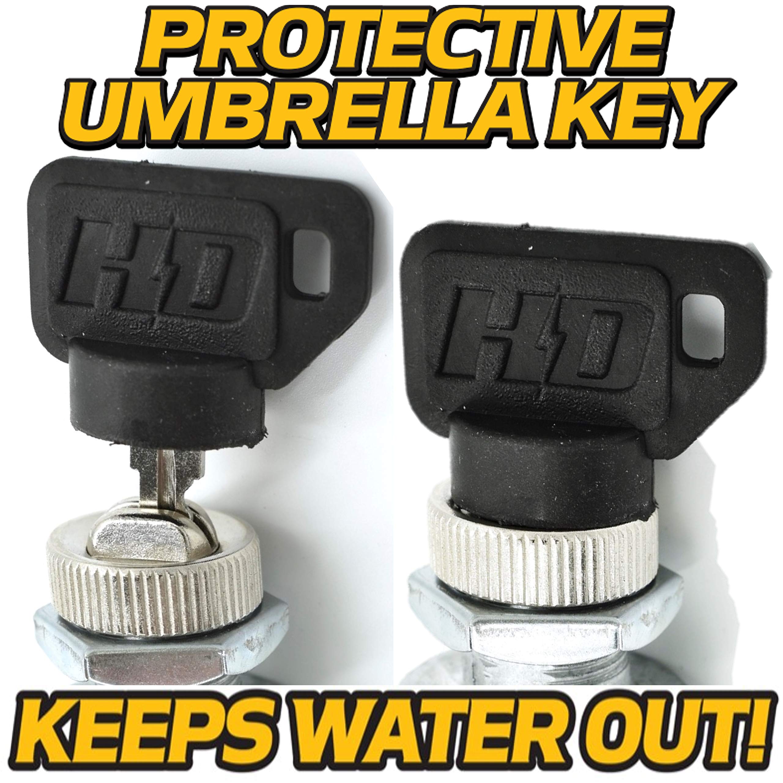 HD Switch E-Z-GO Ignition Switch w/Umbrella Key EZGO 33639-G01, OEM # 33639G01 Fits 1981-Up Golf Cart w/Lights Gas & Electric TX