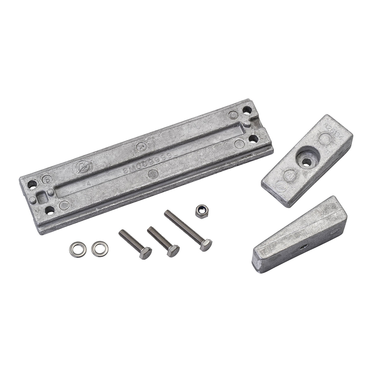 Quicksilver 8M0107546 Aluminum Anode Kit For Select Mercury 40-115 Hp Outboards