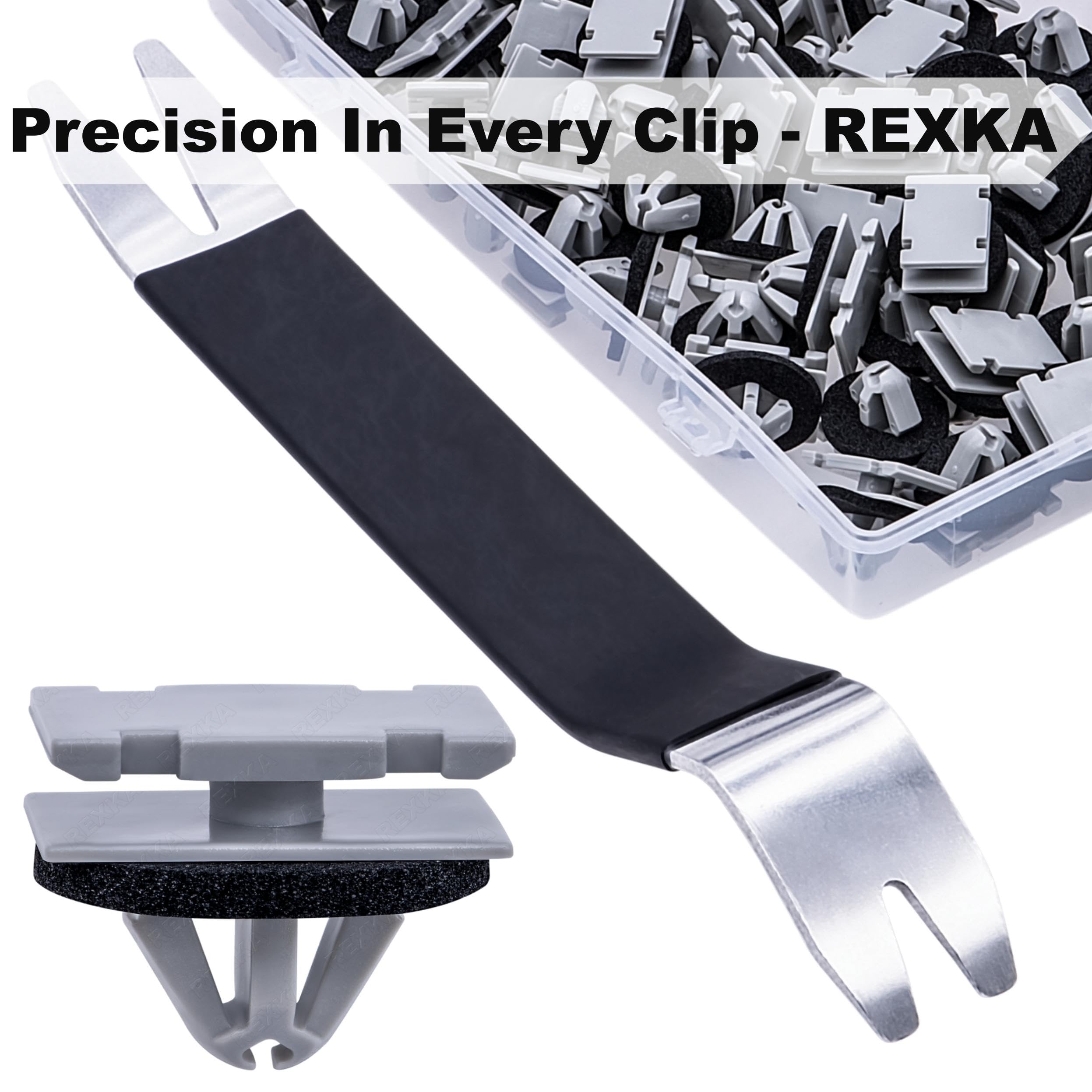 Rexka 51Pcs Rocker Wheel Flare Moulding Clips For Jeep Grand Cherokee Compass Cherokee 68172491Aa 68271803Aa 68395627Aa Gm 11571