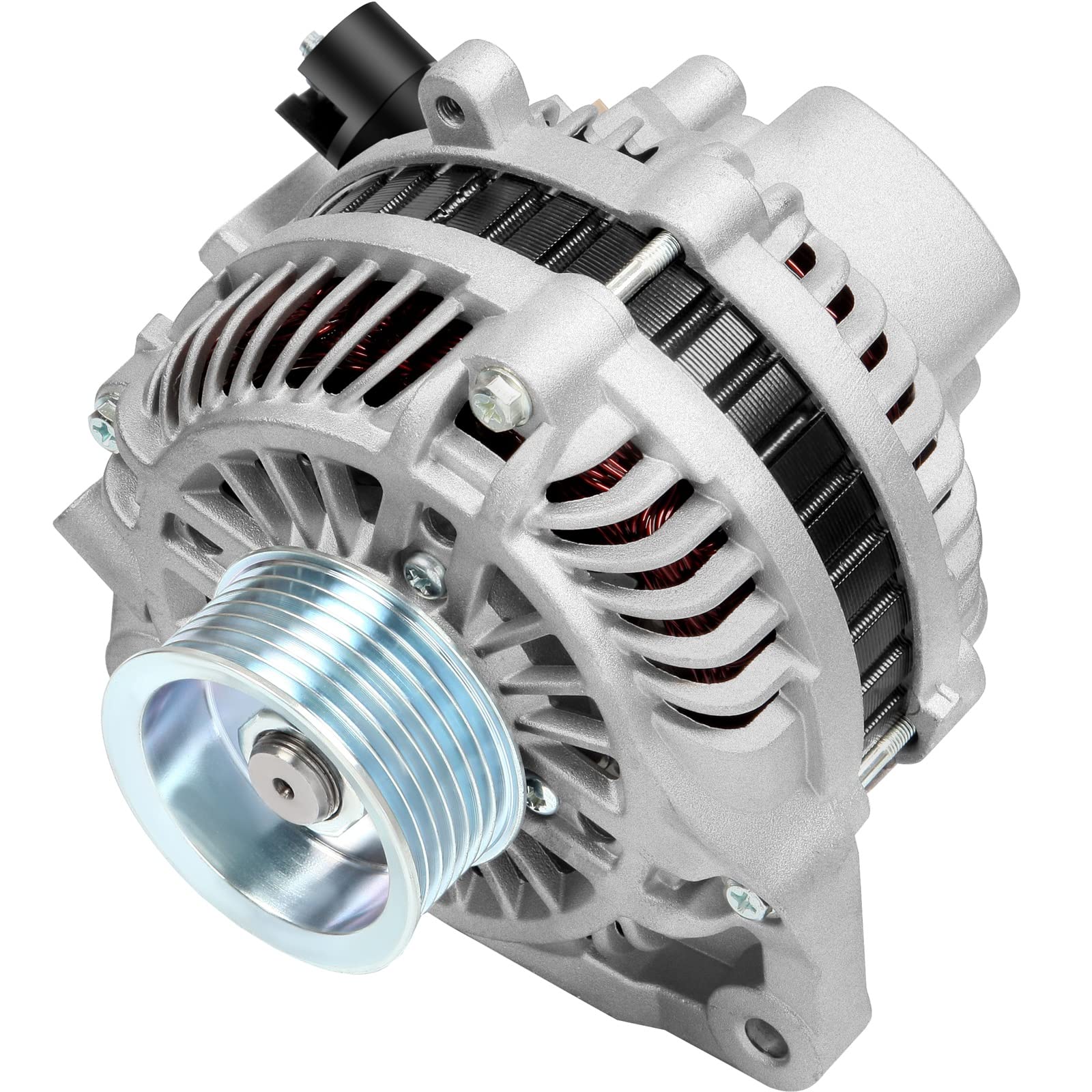SCITOO Alternator Fit 11176 Fit for Honda for Civic L4 1.8L 2006-2008, for Honda for Civic 1.8L L4 (MFI) 2009-2010, for Honda fo