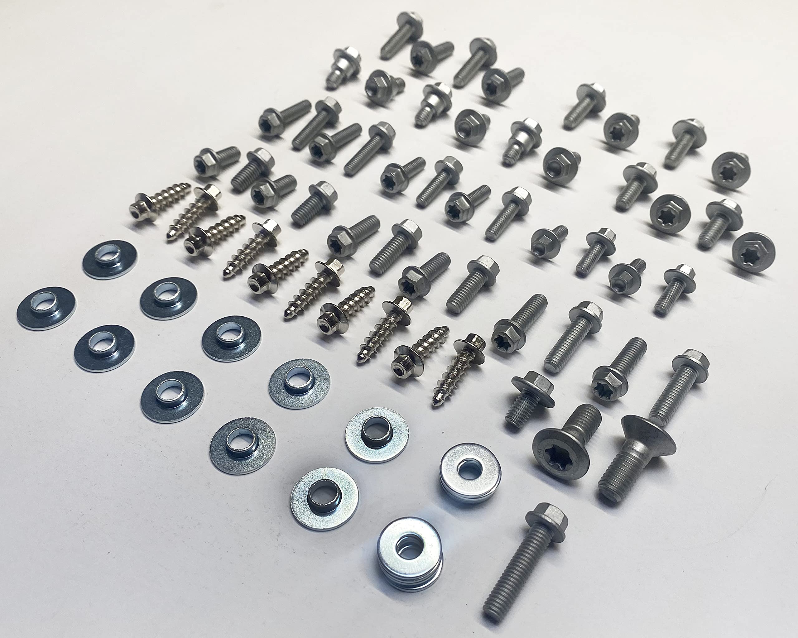 76pc SPECBOLT Body Bolt KIT for Plastics seat fenders Fork Guards shrouds & subframe. Fits KTM & Husqvarna 65 80 85 125 150 200 