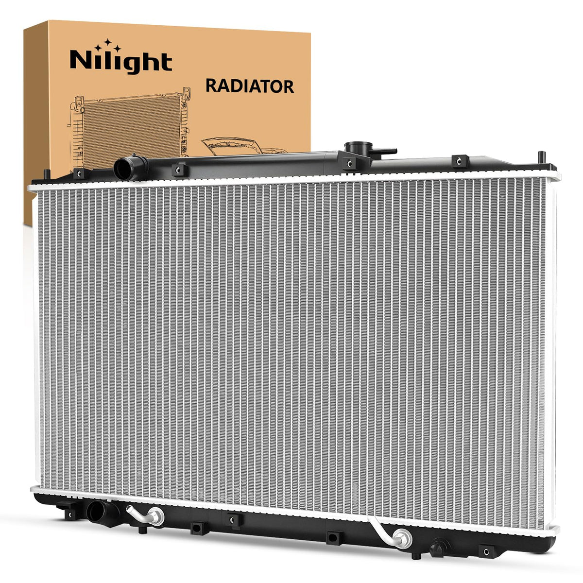 Nilight Radiator for Honda Odyssey V6 3.5L 2005 2006 2007 2008 2009 2010 Automatic Transmission, Engine Coolant Radiator Assembl