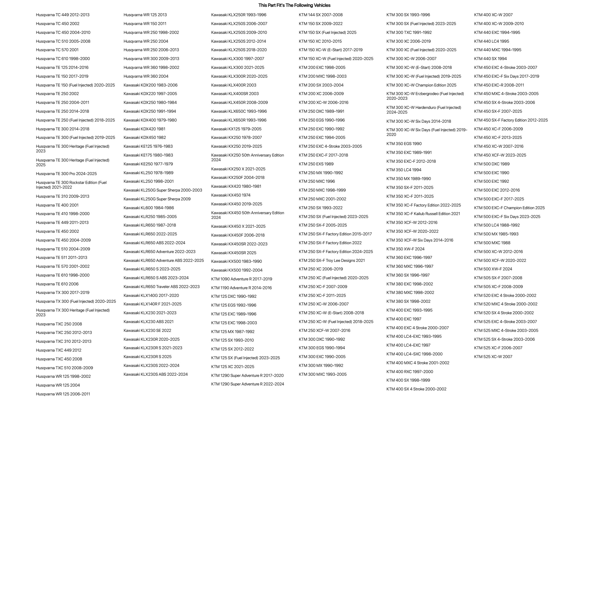Tusk Heavy Duty 2Mm Motorcycle Tube 80/100X21
