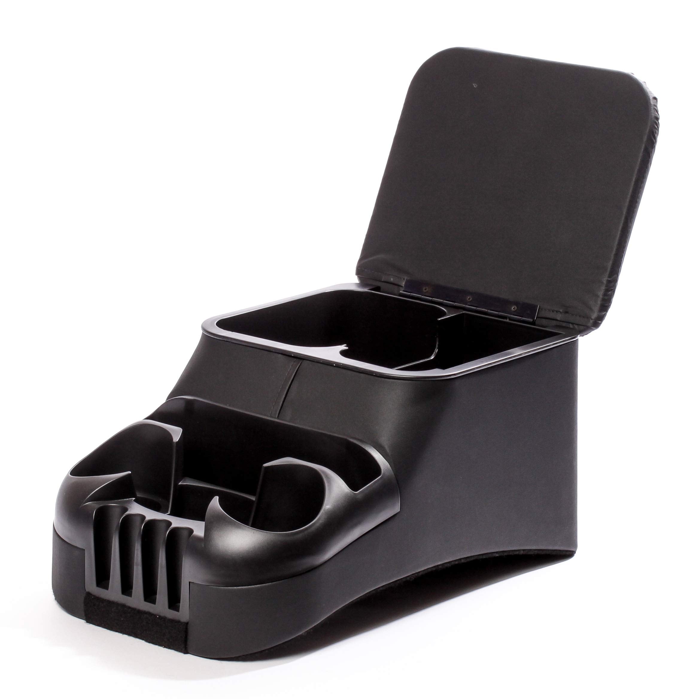 Tsi Products 30011 Clutter Catcher Black Bench Seat Console, Medium