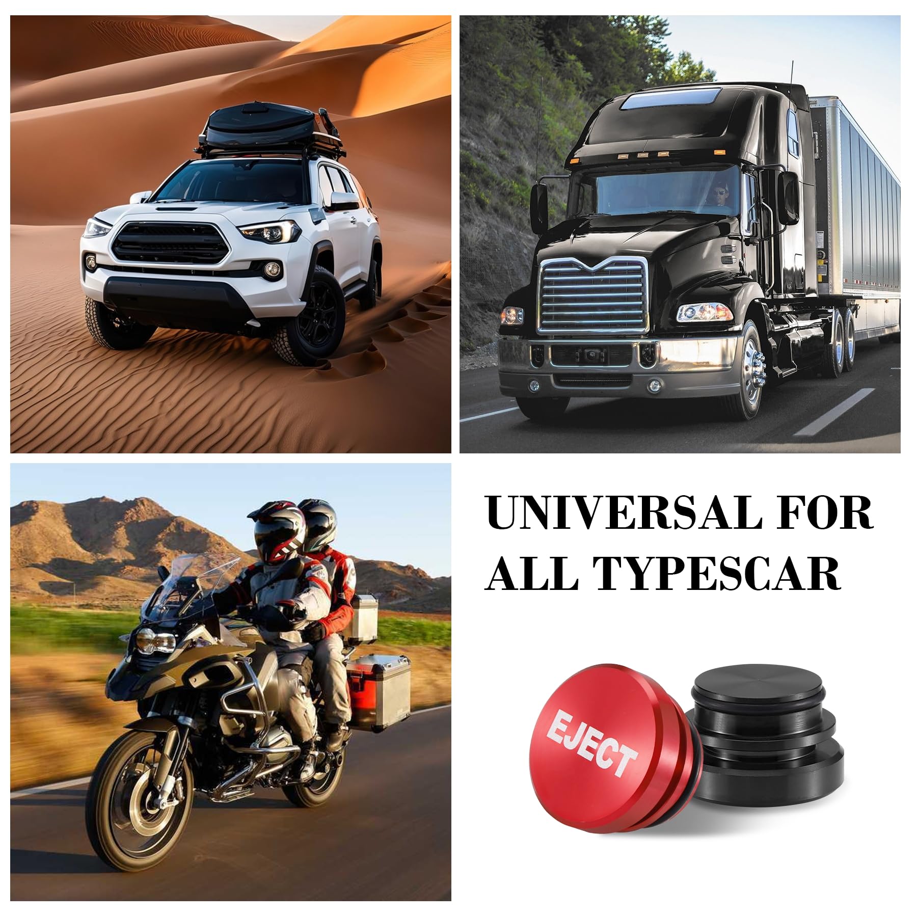 Uyye Cigarette Lighter Plug Billet Aluminum Dustproof Plug, American Flag Button, Car Interior Accessories Fits Most Vehicles An