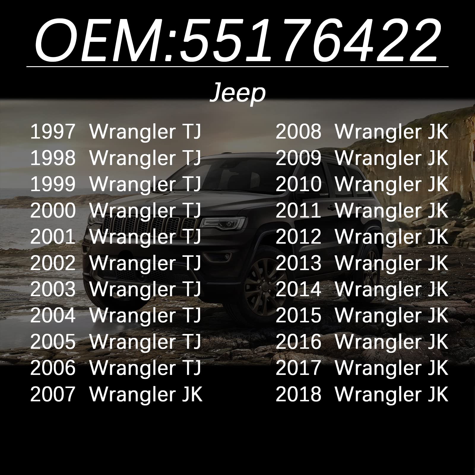 Front Windshield Hold Down Bracket, Strap Hood Footman Loop Replace 55176422 Hood Accessories Compatible With 1997-2006 Jeep Wrangler Tj, 2007-2018 Jeep Wrangler Jk Strap Hood Loop Bracket Hood Handle