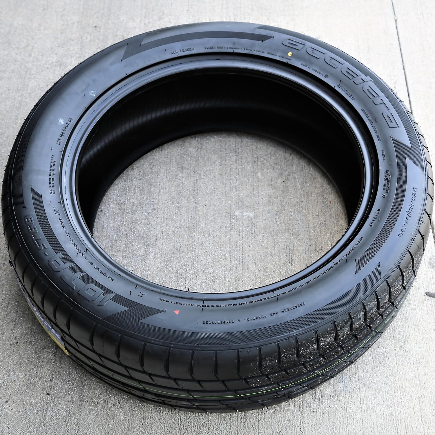 Accelera Iota St68 All-Season Truck/Suv Performance Radial Tire-255/60R19 255/60/19 255/60-19 109H Load Range Sl 4-Ply Bsw Black