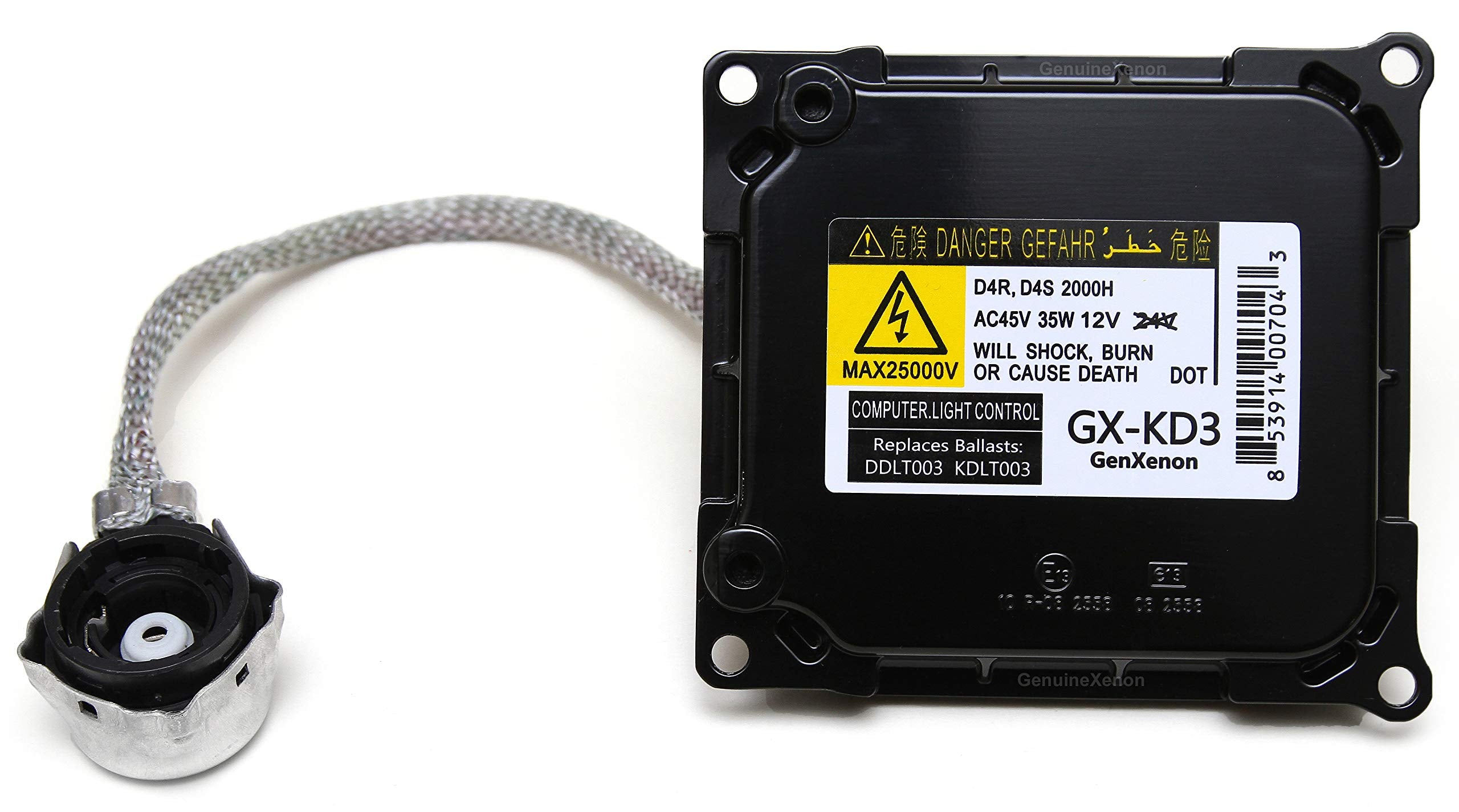 Replacement For Toyota And Lexus Xenon Hid Ballast Headlight Control Unit Replaces Kdlt003, Ddlt003, 85967-53040, 85967-24010, 8