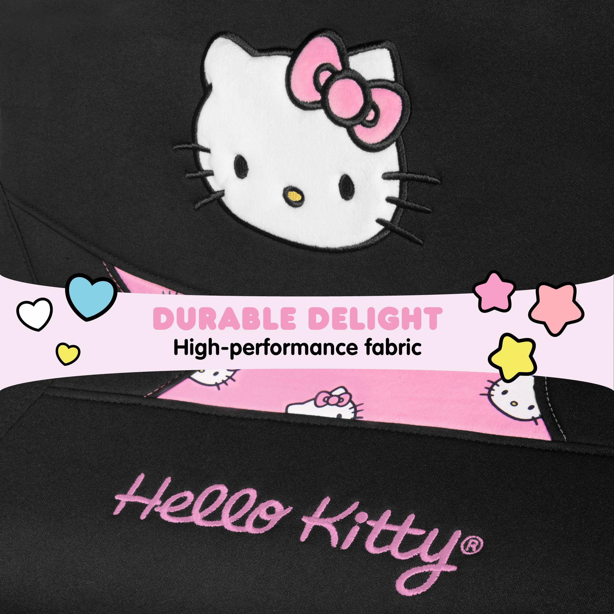 Hello Kitty Car Seat Covers - Cute and Durable Pink Front Seat Covers, Adorable Hello Kitty Design, Comfortable and Long-Lasting