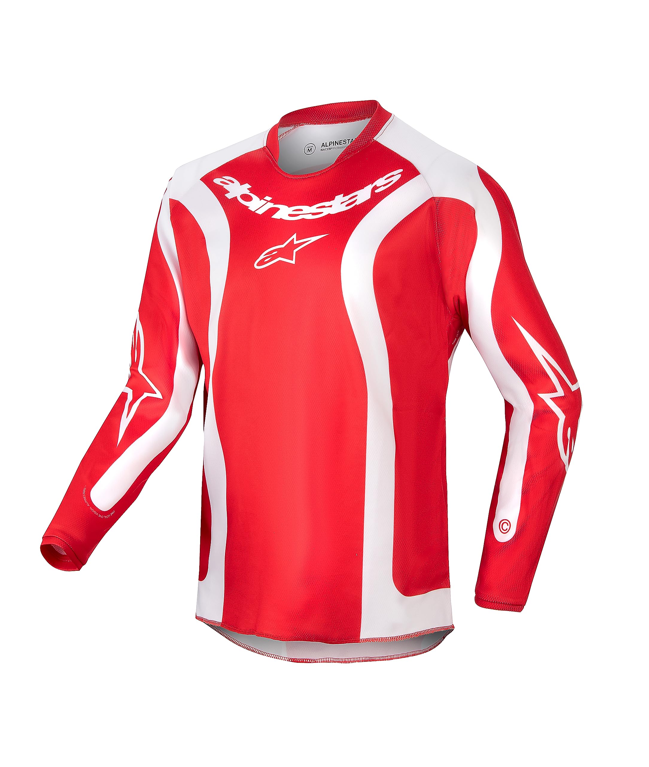 Alpinestars 3773924-3120-L: Youth Racer Lurv Jersey Mars Red/White Lg