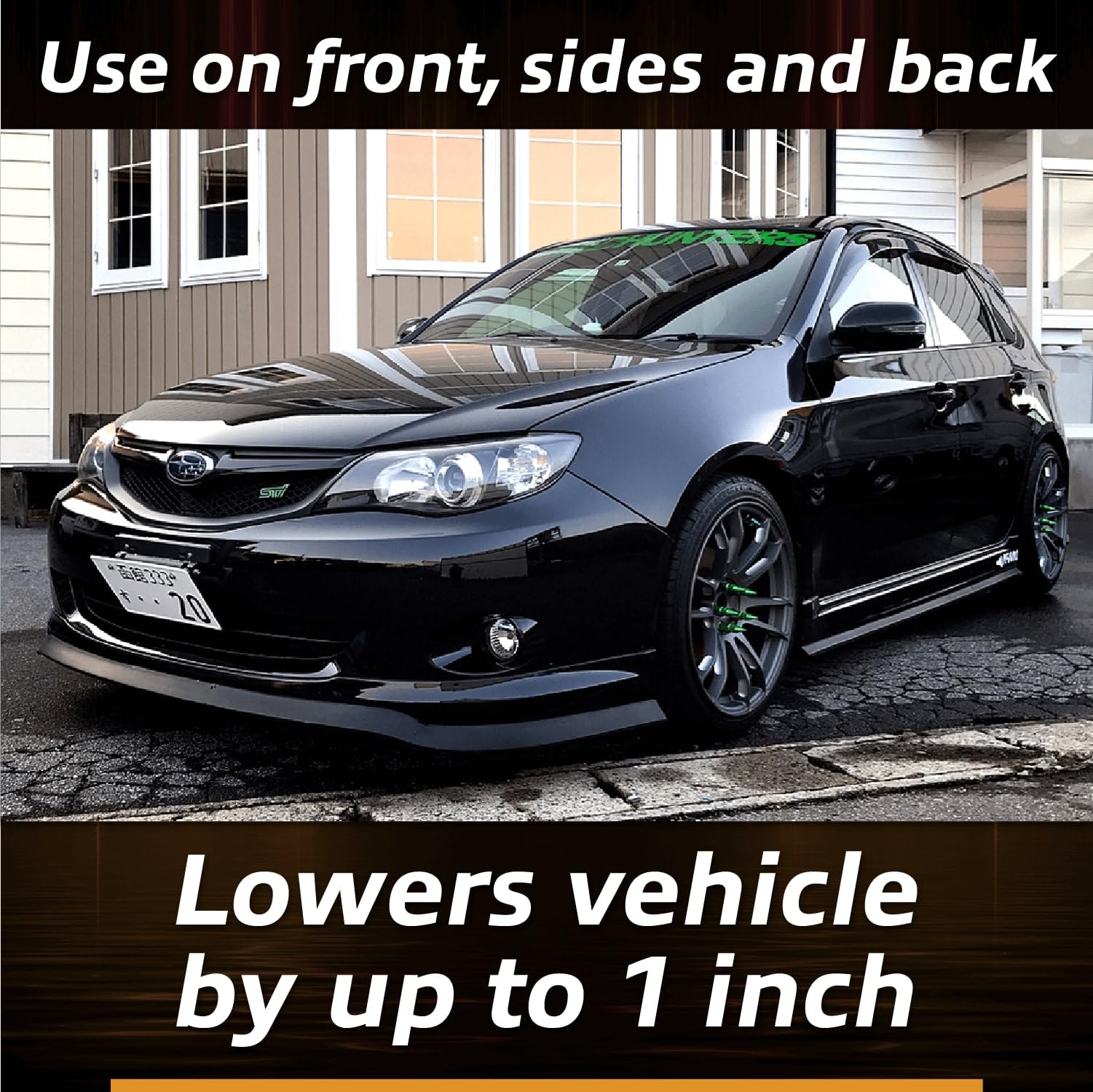 Ez Side Skirts Universal Rocker Panel Ground Effects Kit & Protector