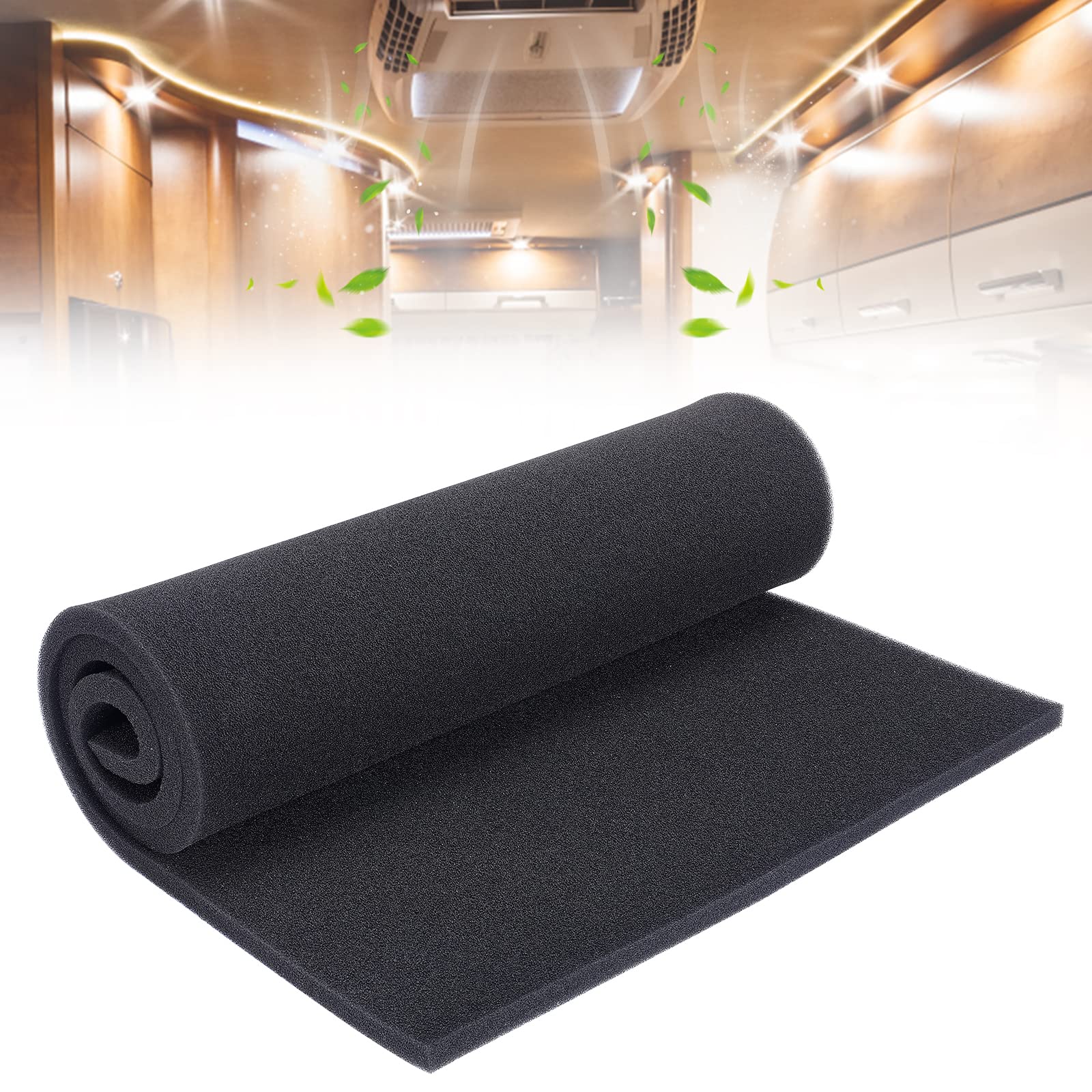 RV Air Conditioner Replacement Filters- 40 x 16 x 0.5 Inches RV Air Filter, Can Cut to Fit for Most Air Conditioner Filters- RV 