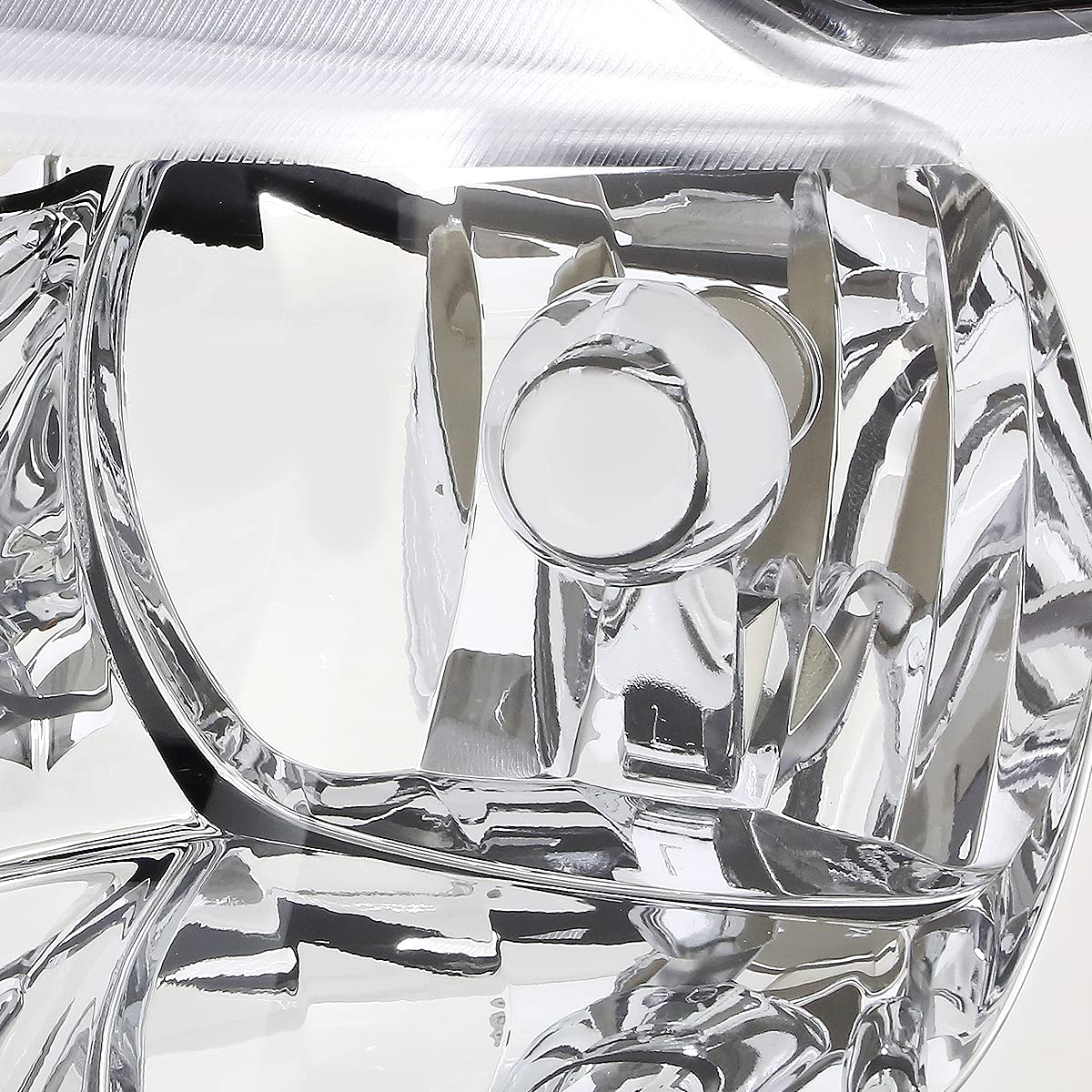 DNA MOTORING Chrome Amber Headlights Assembly HL-OH-JGC99-CH-AM for 99-04 Jeep Grand Cherokee