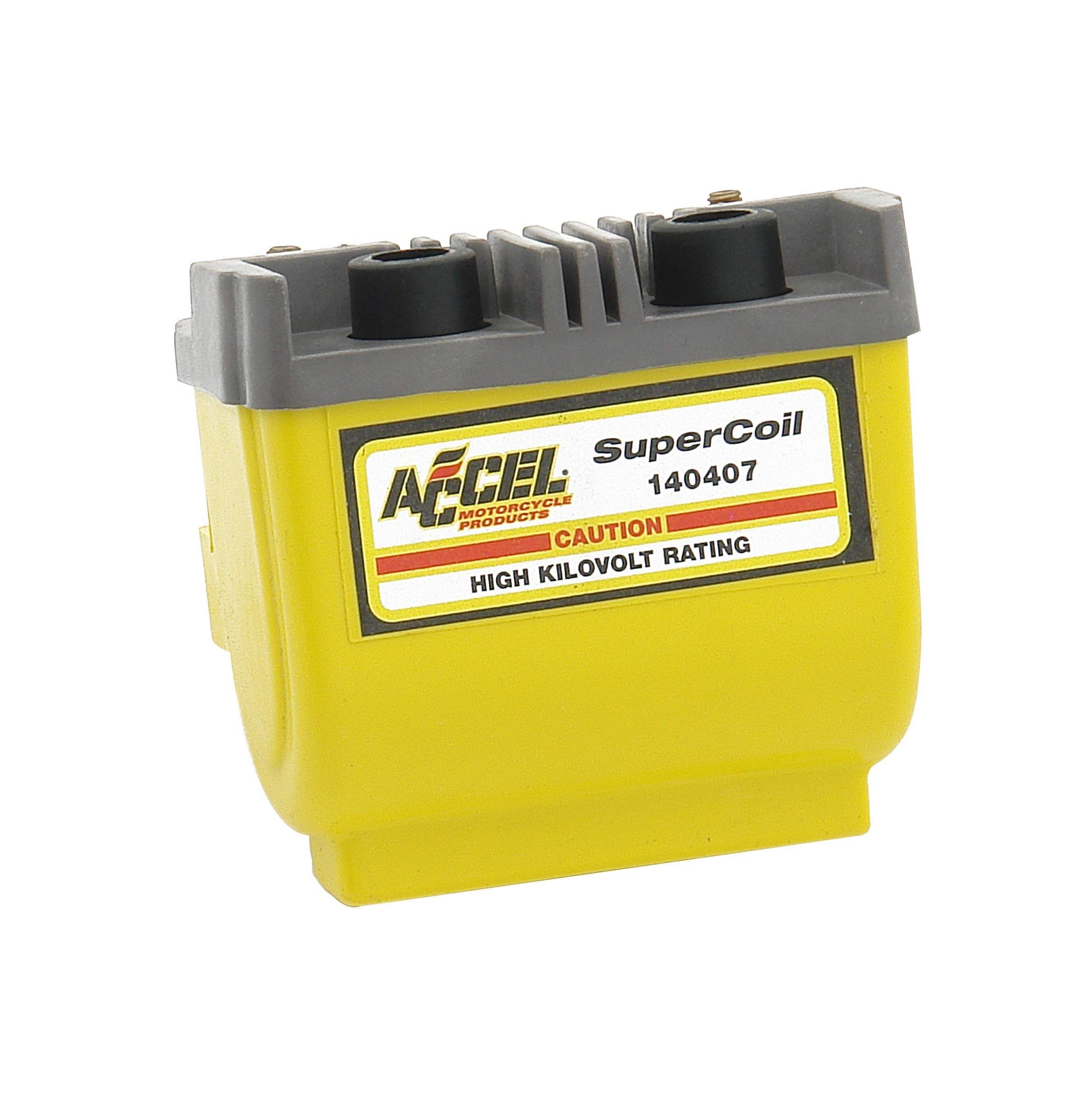 Accel 140407 Dual Fire Yellow Super Coil