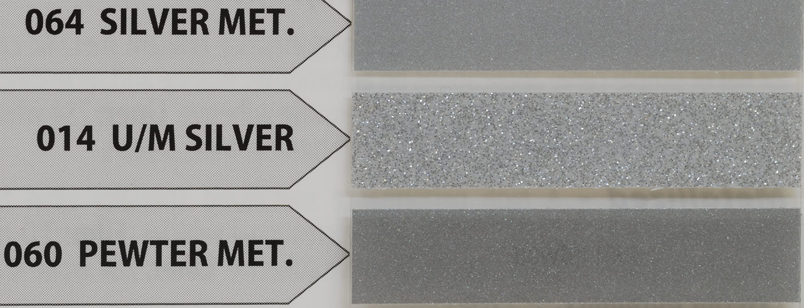 Universal TFX 0008014 - Auto Truck Customizing Dual Pinstripe - 8/16&quot; x 150' (1/4” Stripe, 1/8&quot; Gap, Then 1/8” Stripe) - 014-Ultra Metallic Silver