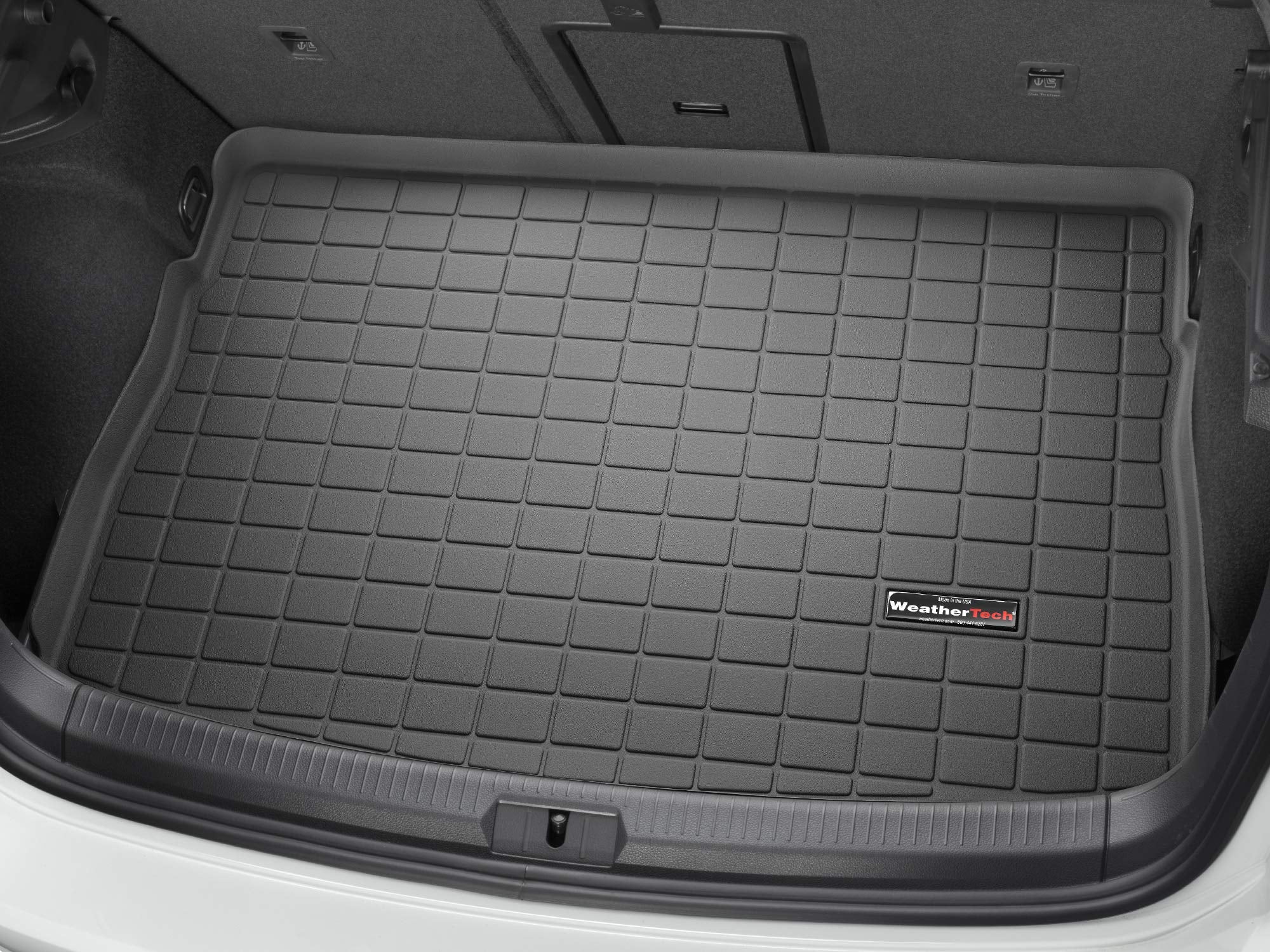 Weathertech Cargo Trunk Liner For Vw E-Golf, Golf, Golf R, Golf Gti - Behind 2Nd Row (40807) Black