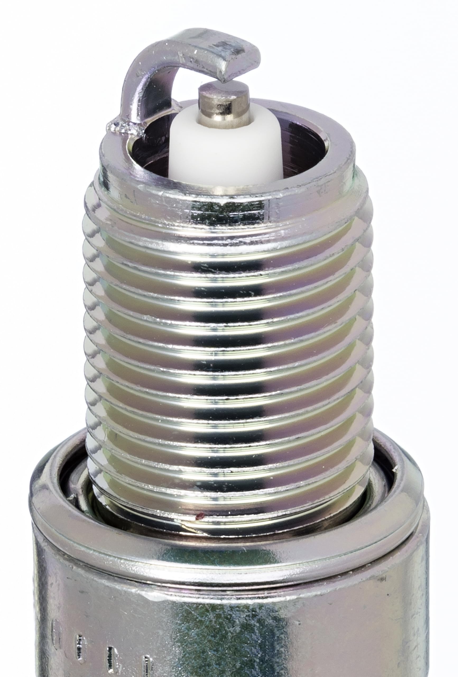 Ngk Genuine Bp6Es Spark Plug - Silver/White