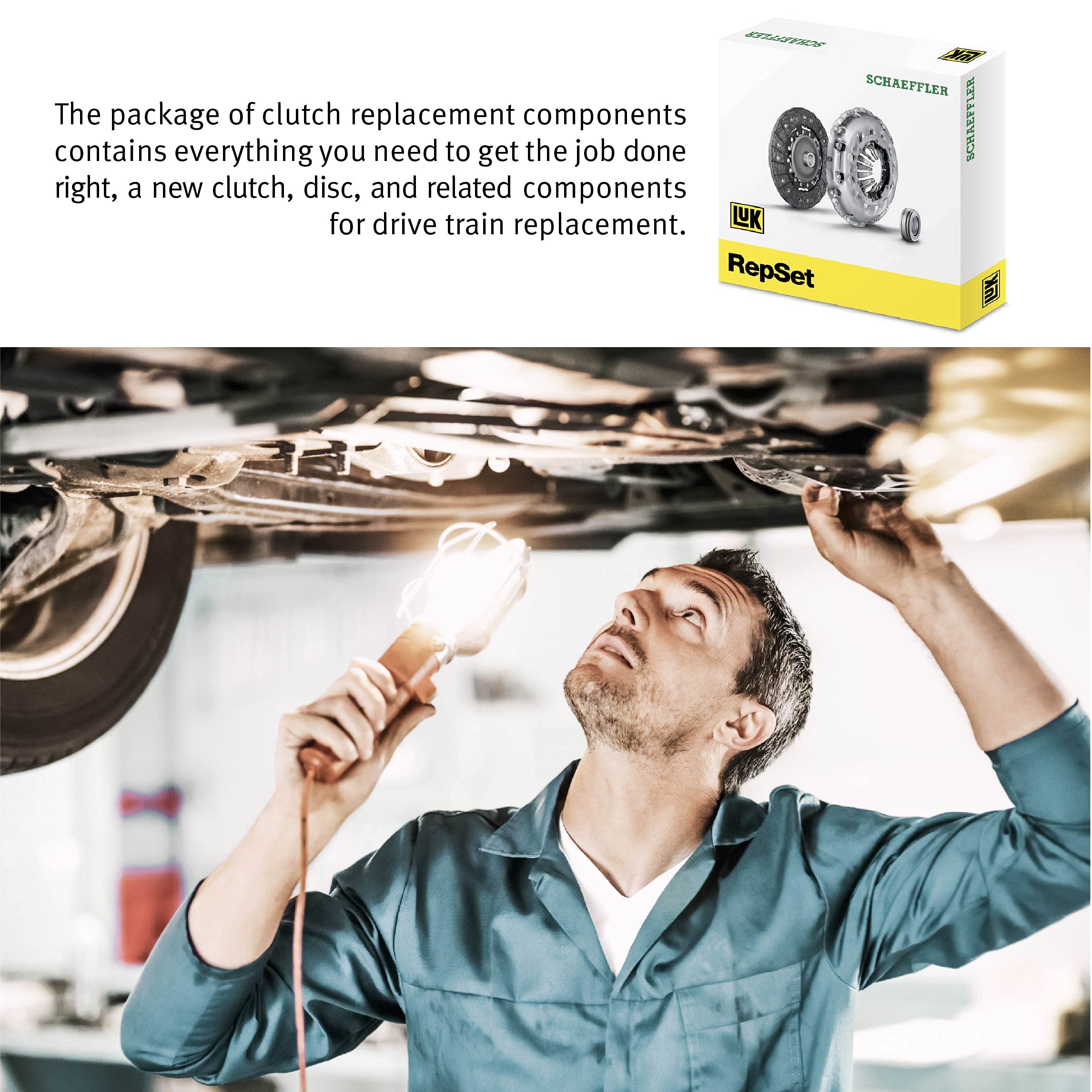 Schaeffler Luk Repset 16-062 Clutch Kit, Oem Replacement Transmission Clutch Kit, Compatible With Scion Tc 05-10, Xb 08-11, Toyota Camry 92-93/97-09, Corolla 09-13, Solara 99-08