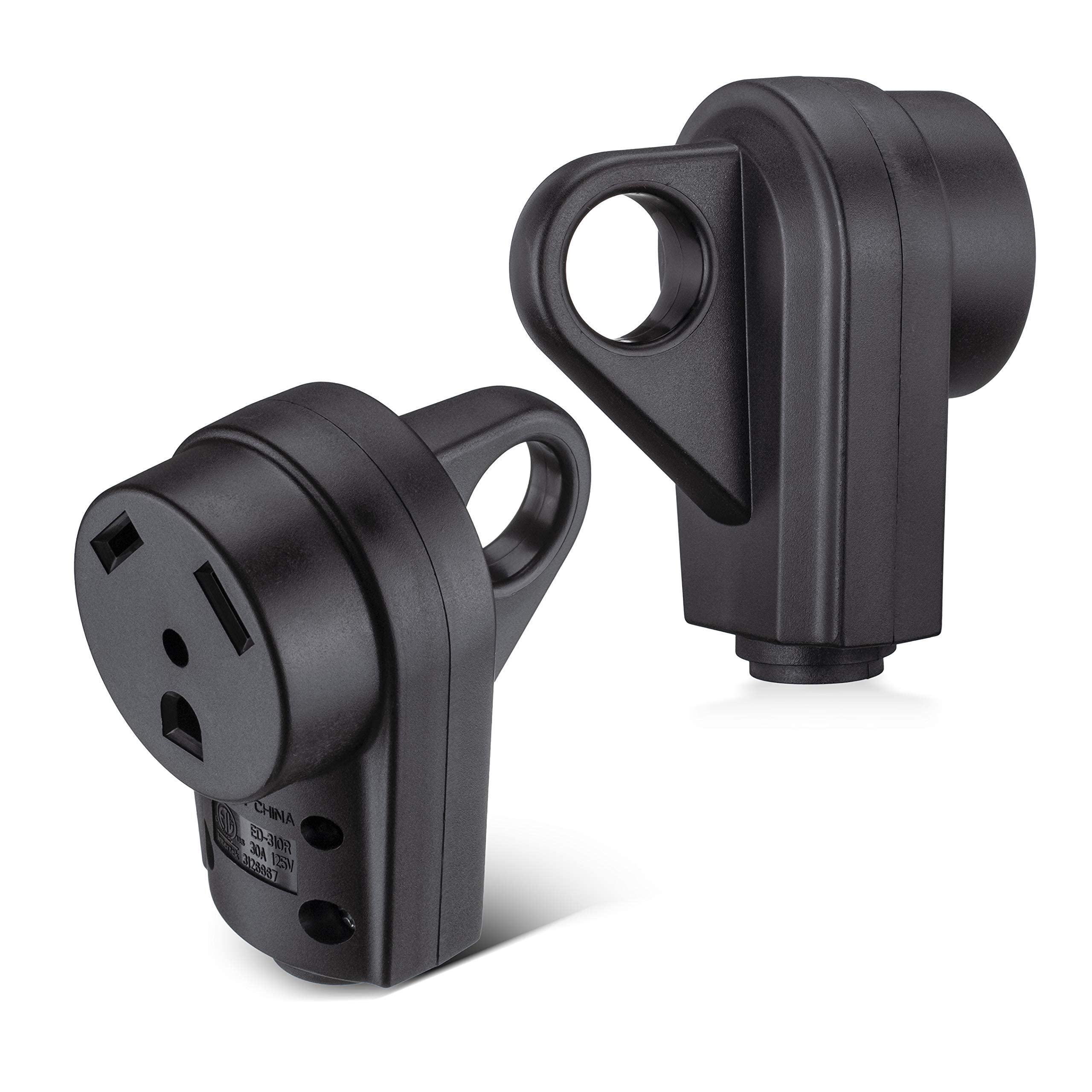 Miady 30Amp Rv Replacement Female Plug With Easy Unplug Design, Etl Certified