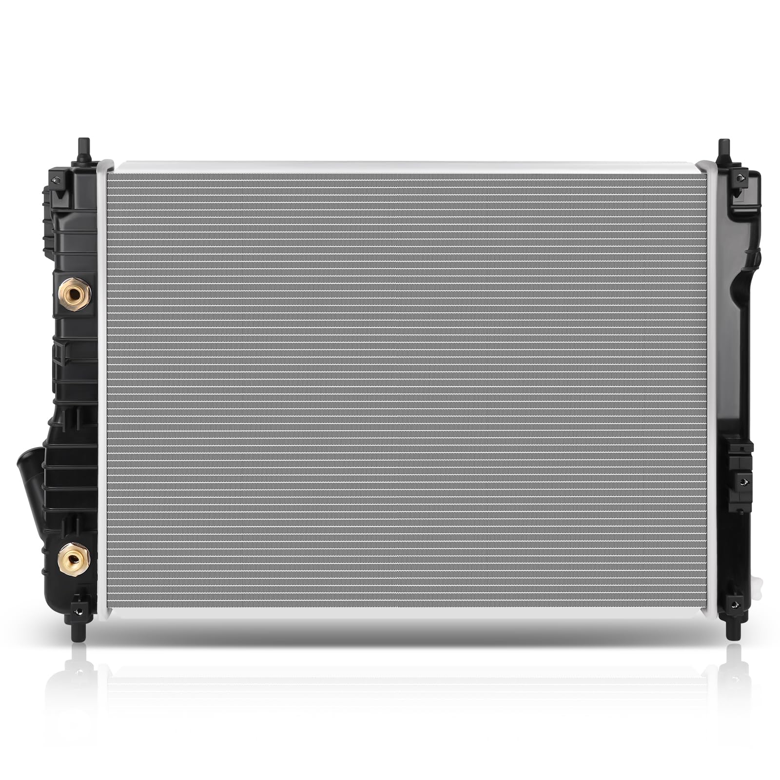 SCITOO Engine Aluminum Radiator Assembly for 2009-2013 for Chevrolet for Aveo 1.6L 2009-2011 for Chevrolet for Aveo5 1.6L 2009-2