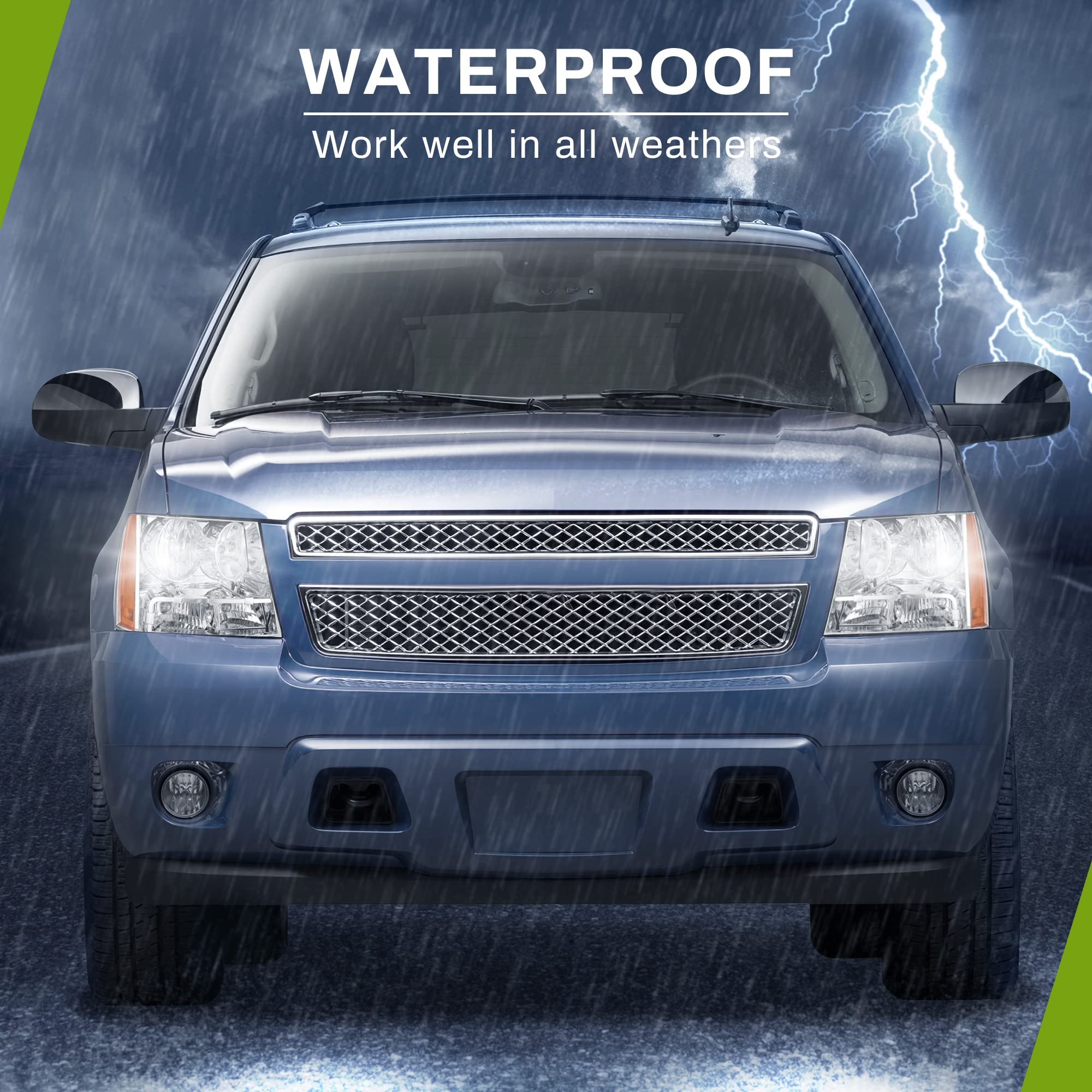 Autosaver88 Headlights Assembly Compatible With 2007-2013 Chevy Avalanche /07-14 Chevrolet Suburban Tahoe Halogen Model Replacem