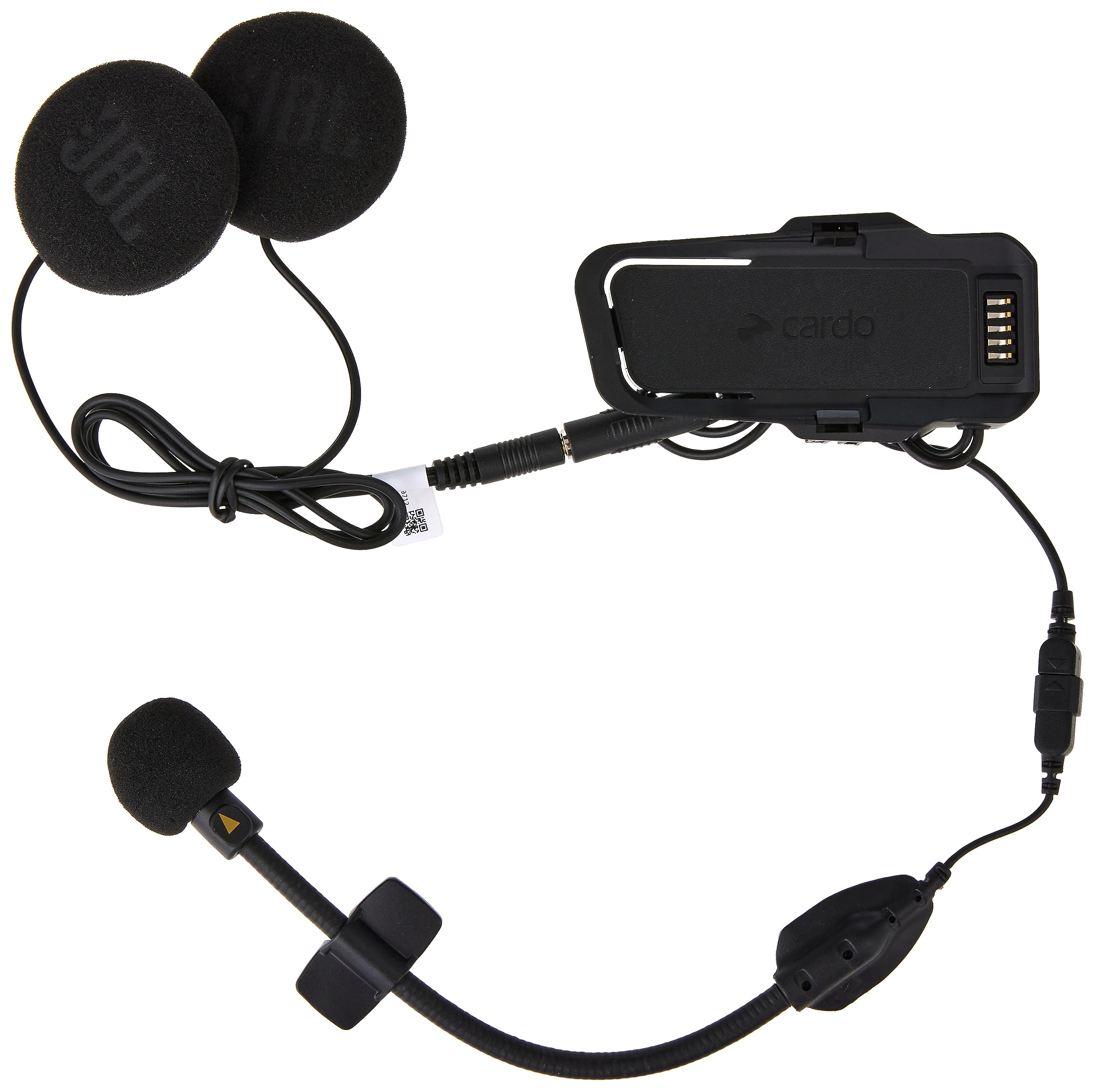 Cardo Unisex Adult Packtalk Edge 2Nd Helmet Kit With Sound By Jbl, Black, One Size Us