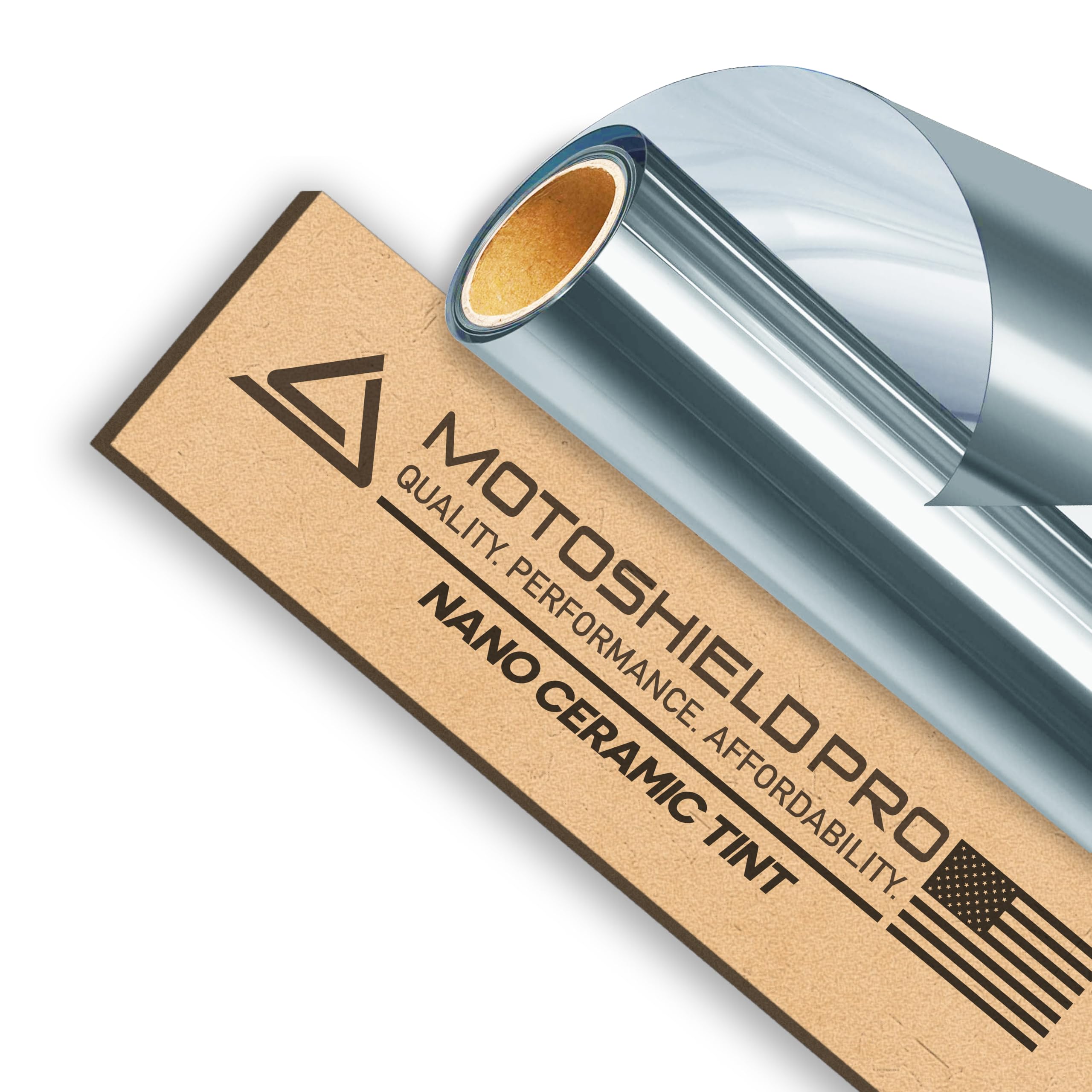 DIY-MotoShield Pro Premium Nano Ceramic Tint (75% VLT) 30    in x 5 ft Roll | Professional Window Film for Auto, Reduce Infrared