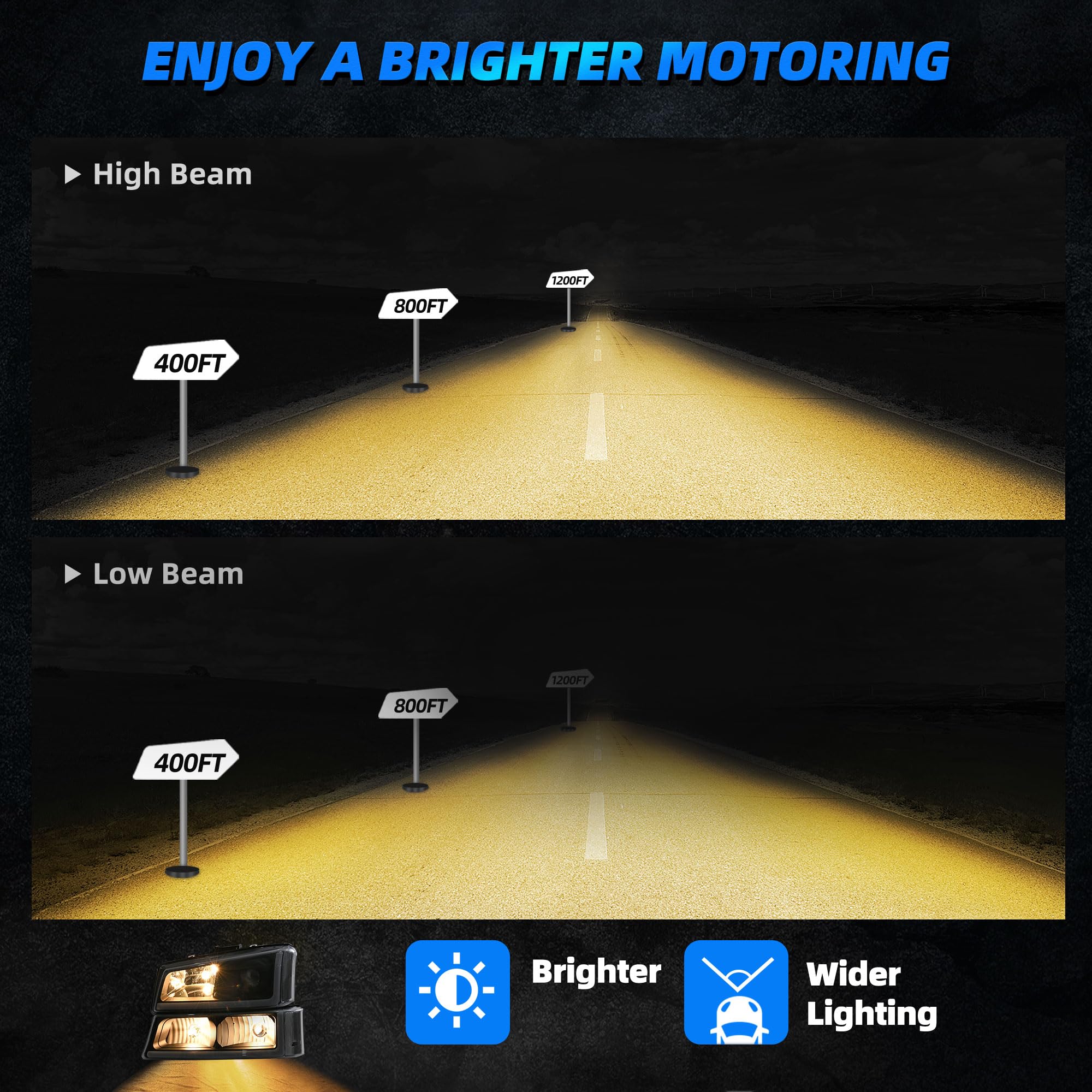 Autosaver88 Projector Headlight Assembly Compatible With 03 04 05 06 Avalanche Silverado 1500 1500Hd 2500 2500Hd 3500/2007 Silve