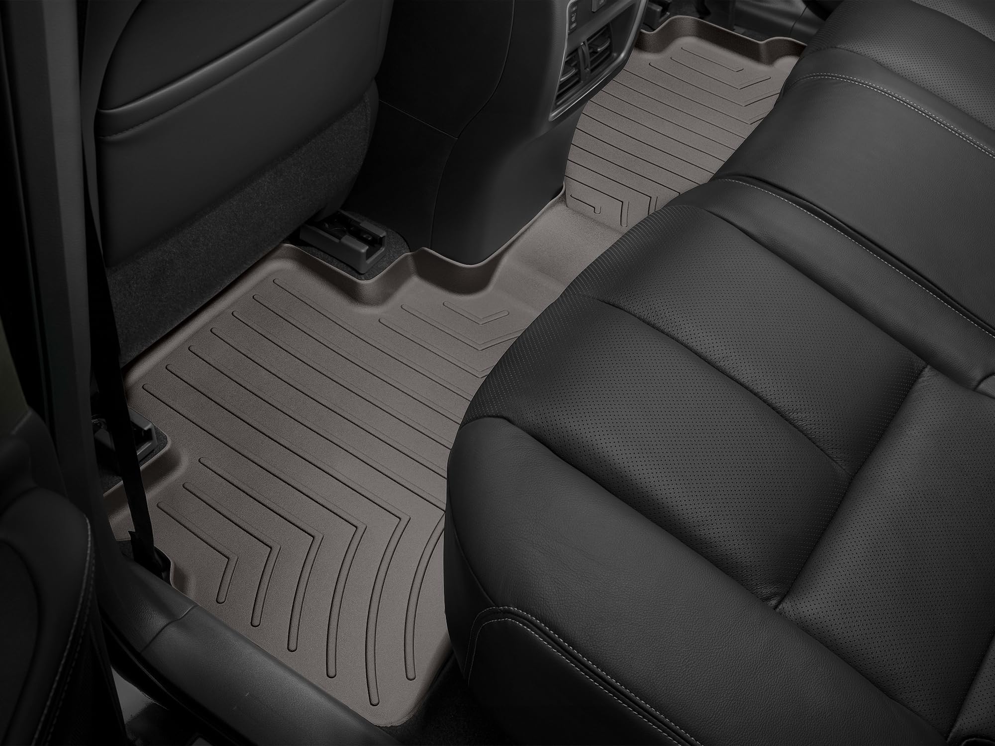 WeatherTech Custom Fit FloorLiners for Nissan Murano - 2nd Row (477562), Cocoa