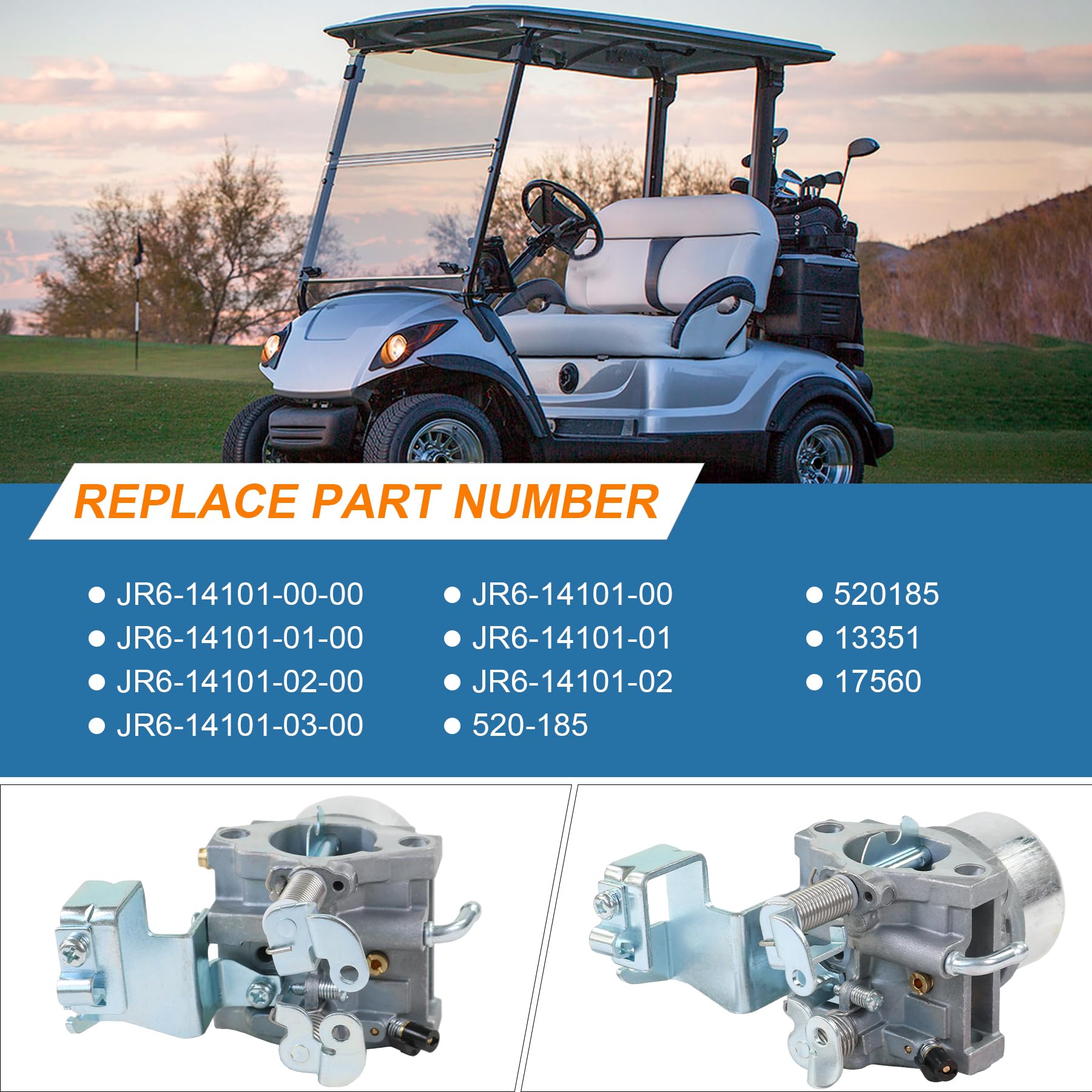 Jdmspeed New Carburetor Replacement For Yamaha Golf Cart G22-G29 Drive 2003-Up Gas Club Car Carb With 4 Cycle Engine Replace Jr6