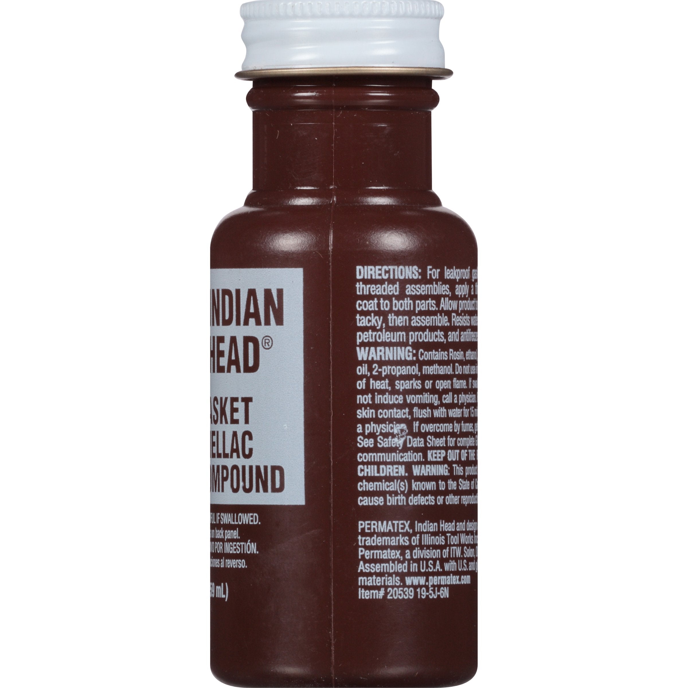 Permatex 20539 Indian Head Gasket Shellac Compound, 2 Oz.